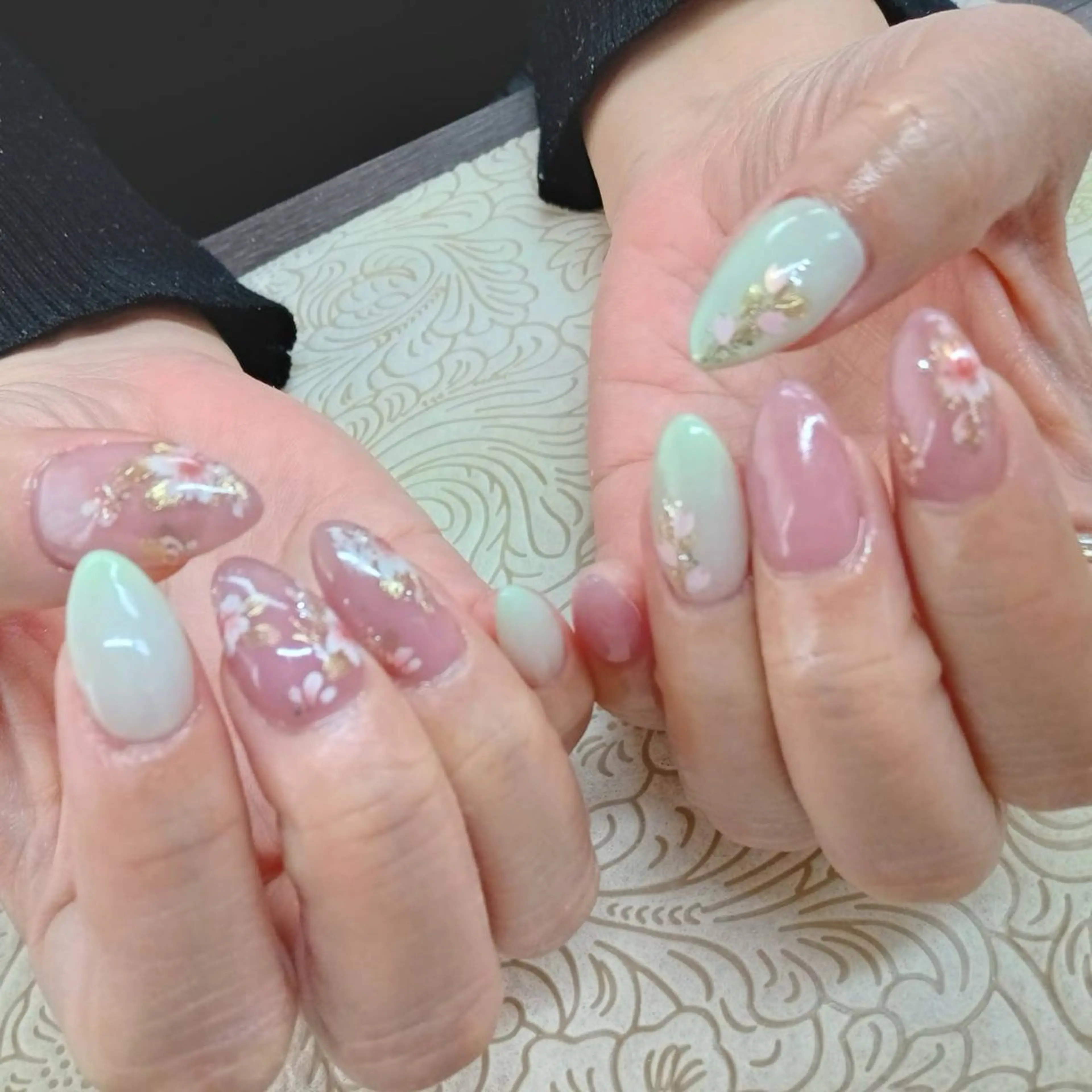 ネイル フラワーネイル precious nail room所属・precious nail  roomのネイルデザイン