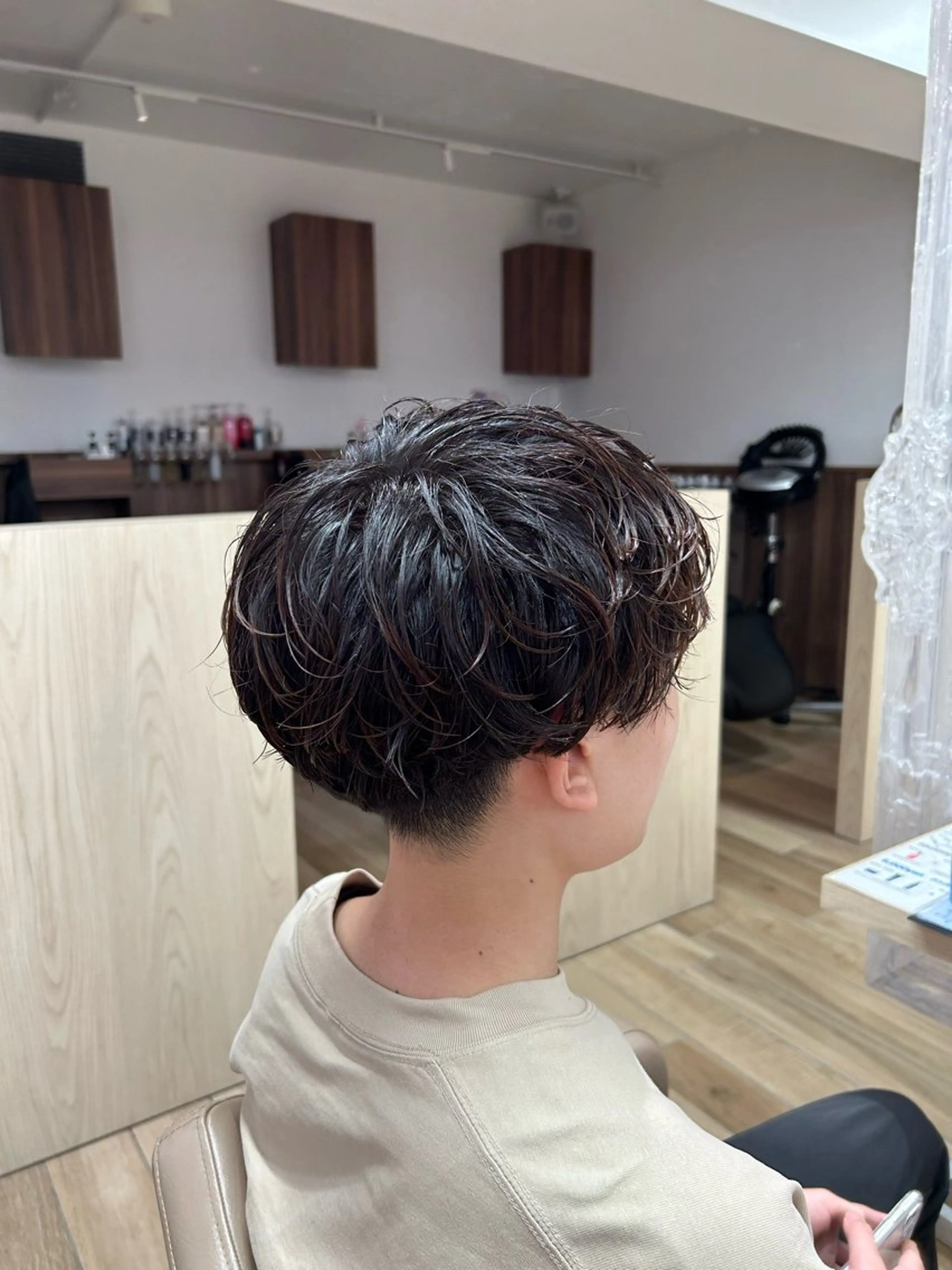 パーマ メンズ カット パーマ 渡辺 大輝 メンズパーマのヘアスタイル