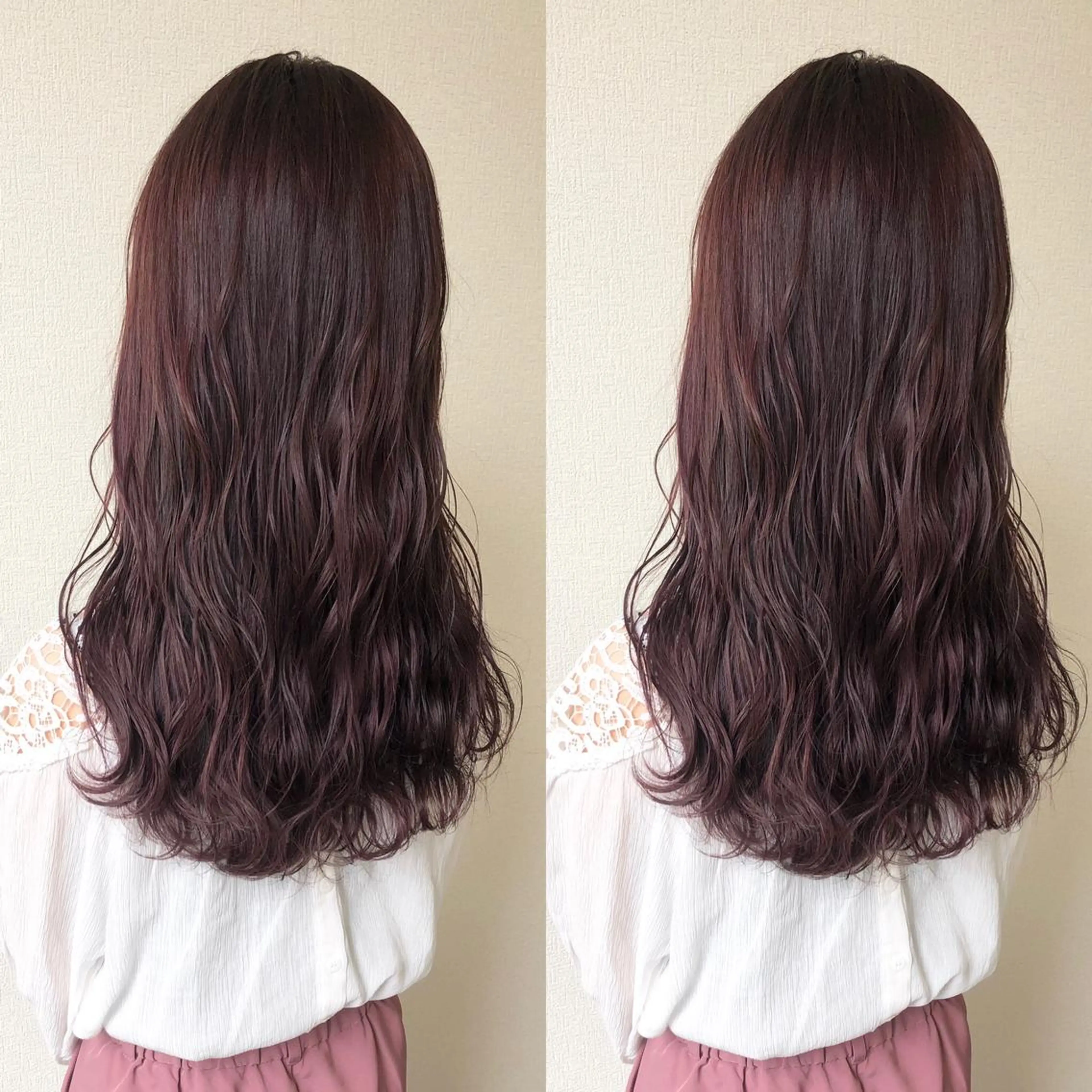 ロング カラー ヘアカラー Hanna by W_SALONのヘアスタイル