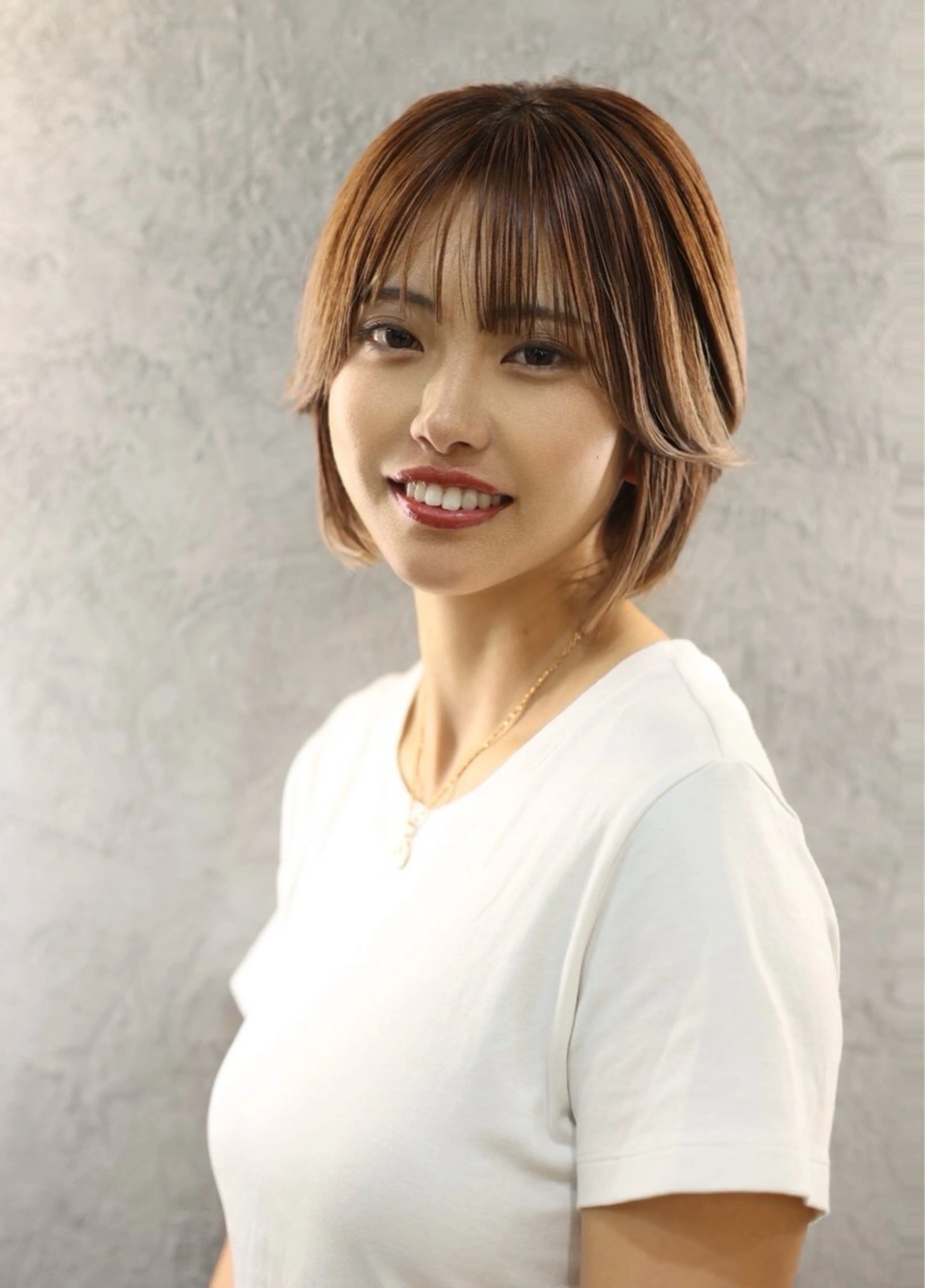 ショート HairLE WIN 銀座所属・Hair LEWIN Fujiのヘアスタイル