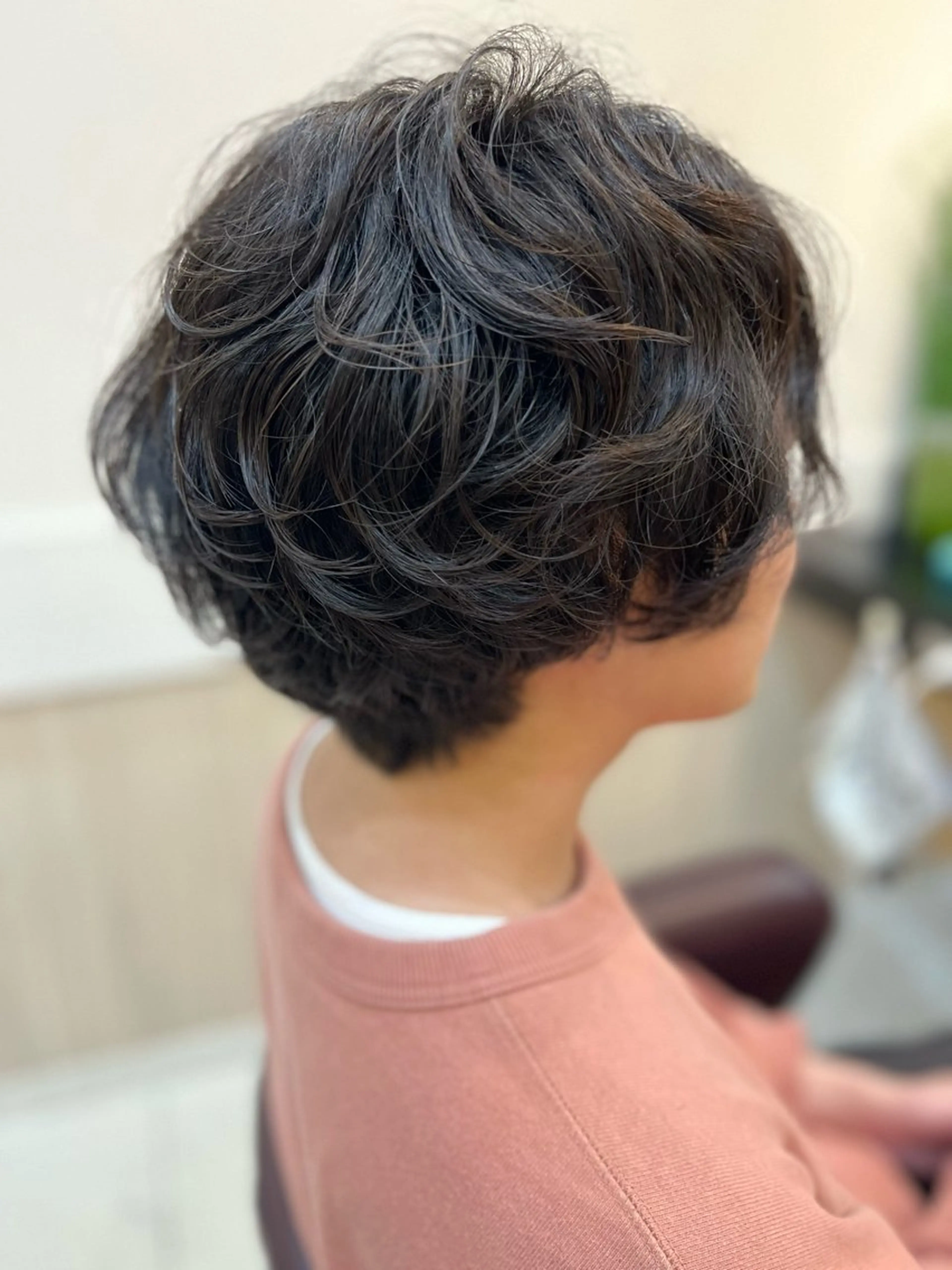 ショート パーマ メンズ カット パーマ トータルビューティー K:R鶴川のヘアスタイル