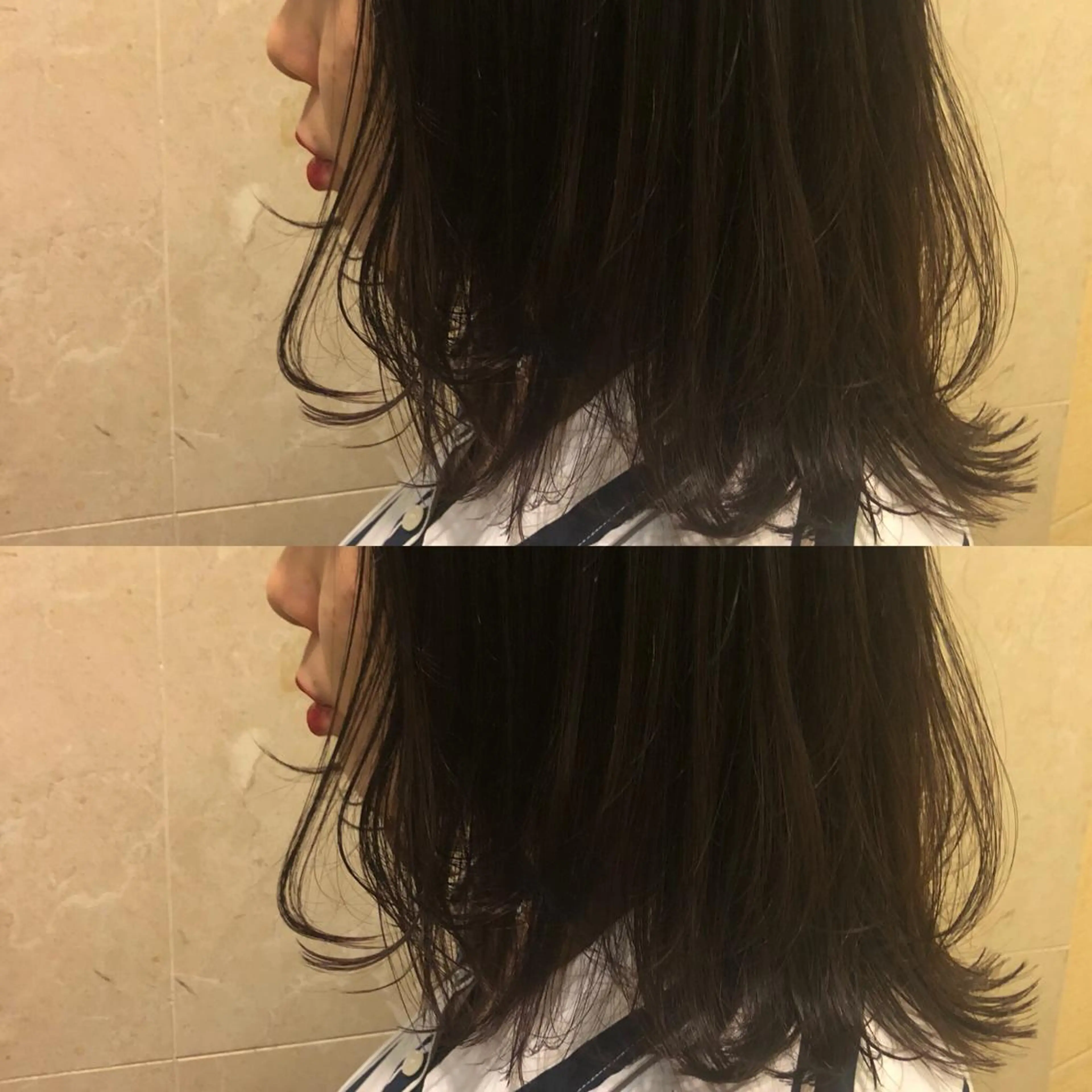 ミディアム レイヤーカット せこぐち まいのヘアスタイル