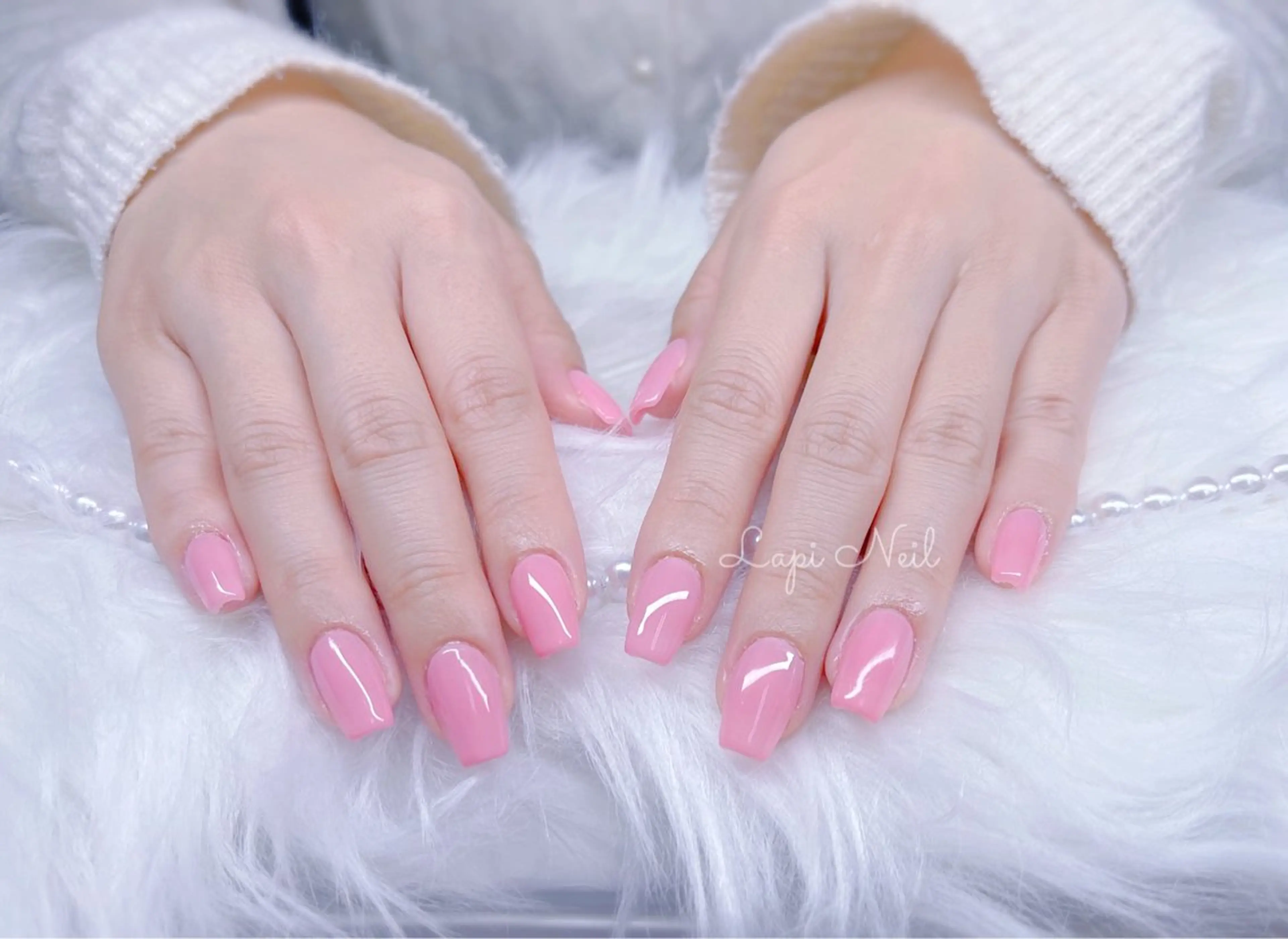 ネイル Lapi Nail 🩷長さ出しのネイルデザイン