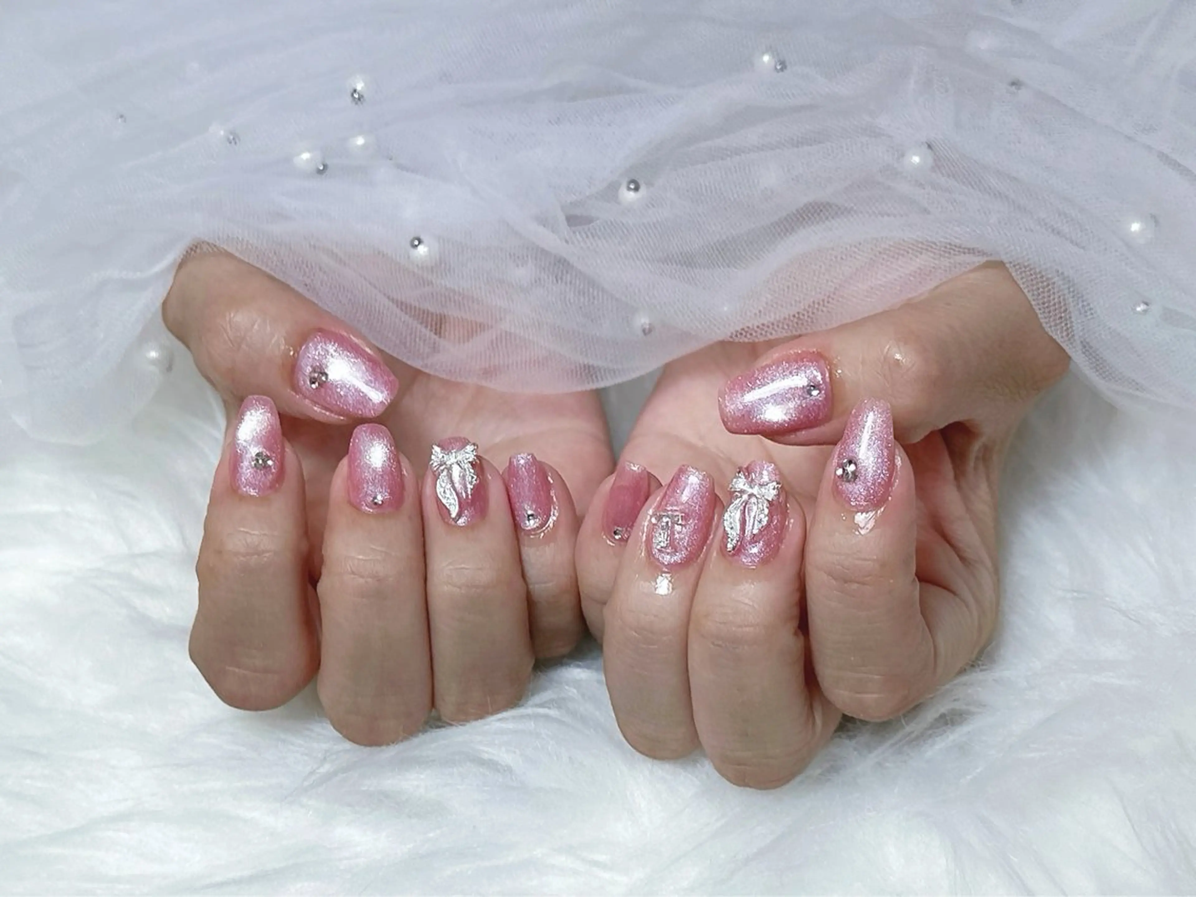 ネイル ハンドネイル 【Eclat ｴｸﾗ】nail＆beauty所属・Eclat〔ｴｸﾗ〕 MOEKA𝜗𝜚*のネイルデザイン