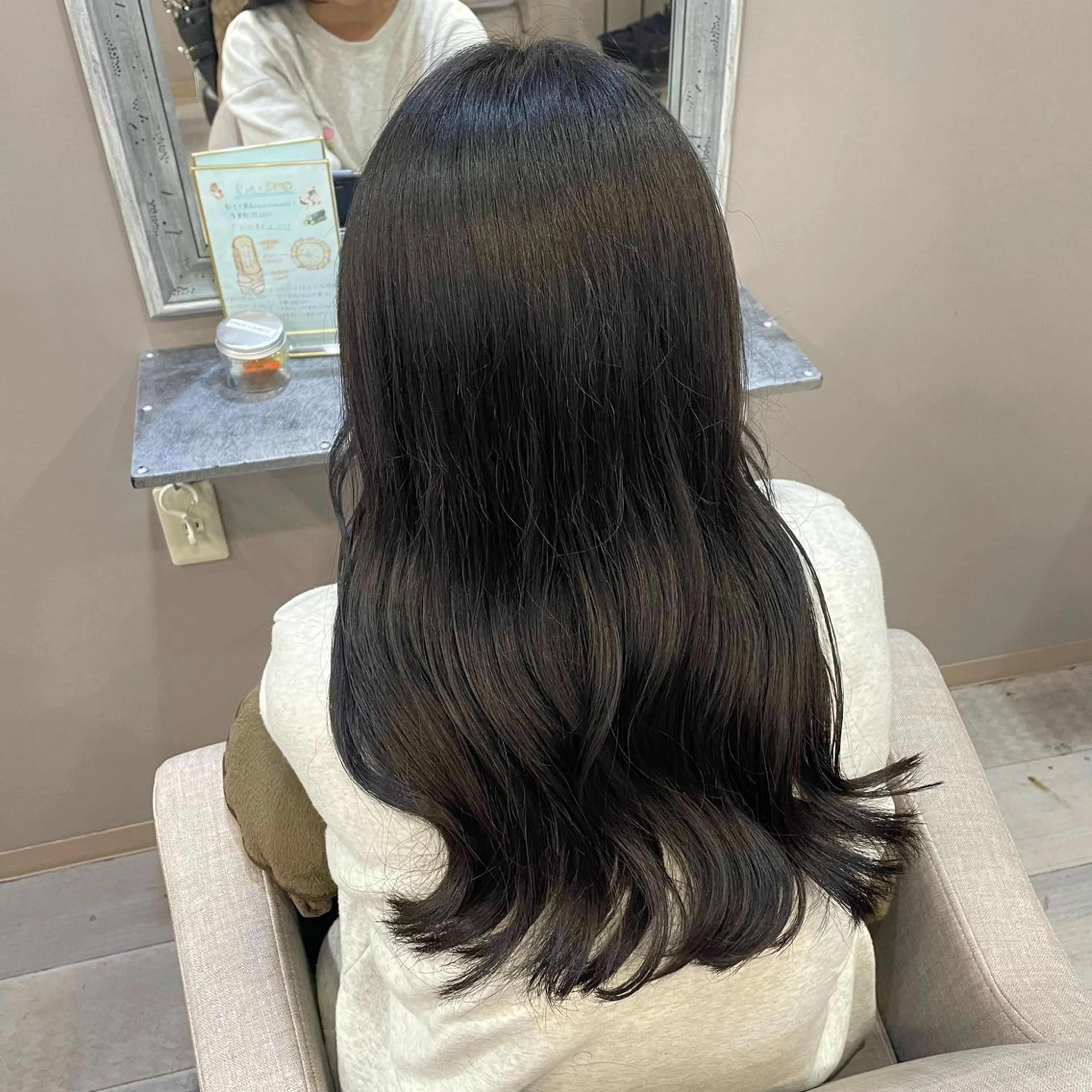ご新規のお客様平日限定　カット+アディクシーカラー+2stepトリートメント \6400の写真