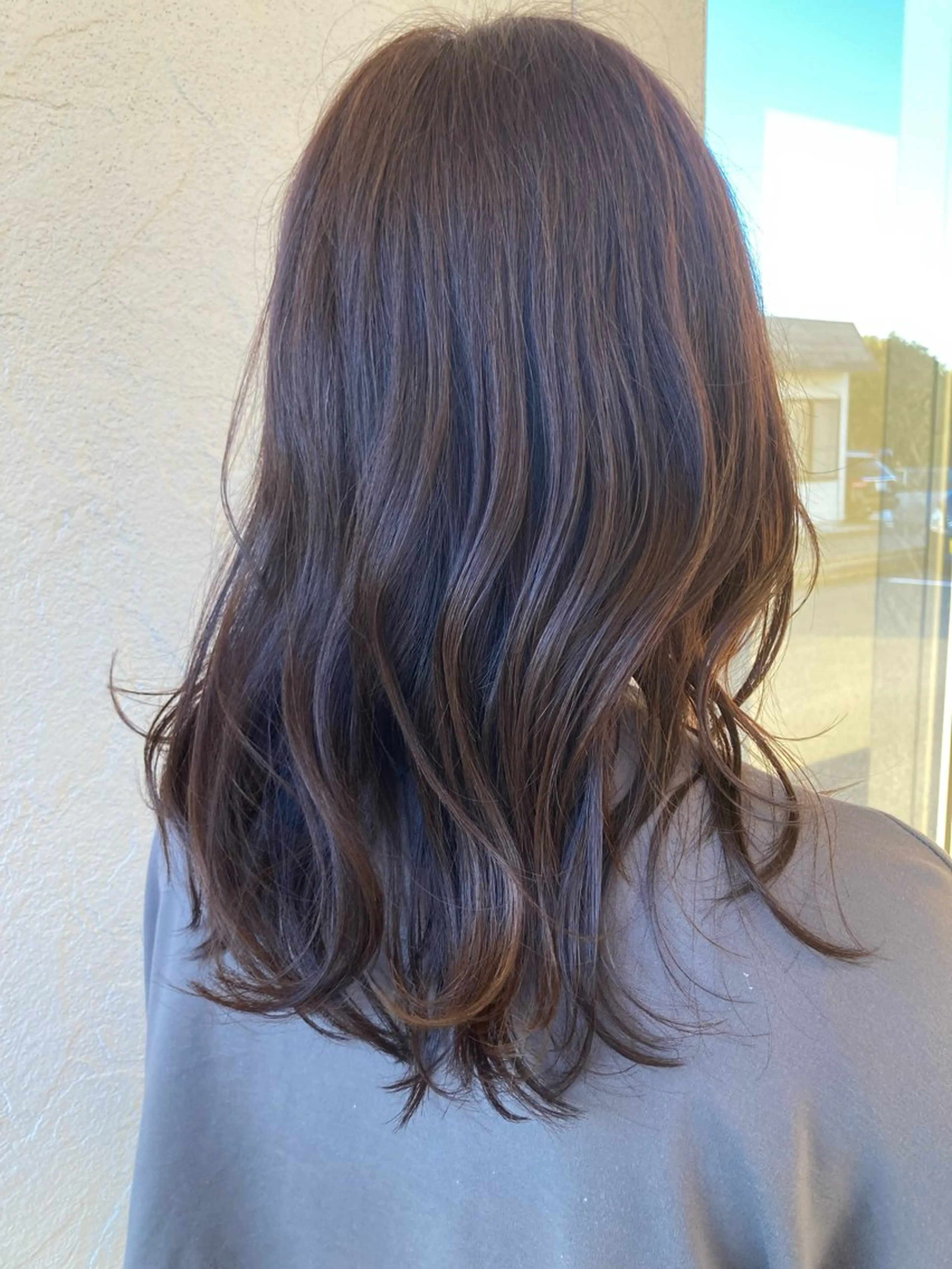 ミディアム カット ヘアカラー トリートメント hair salon rita 野々市所属・中野 幹也のヘアスタイル
