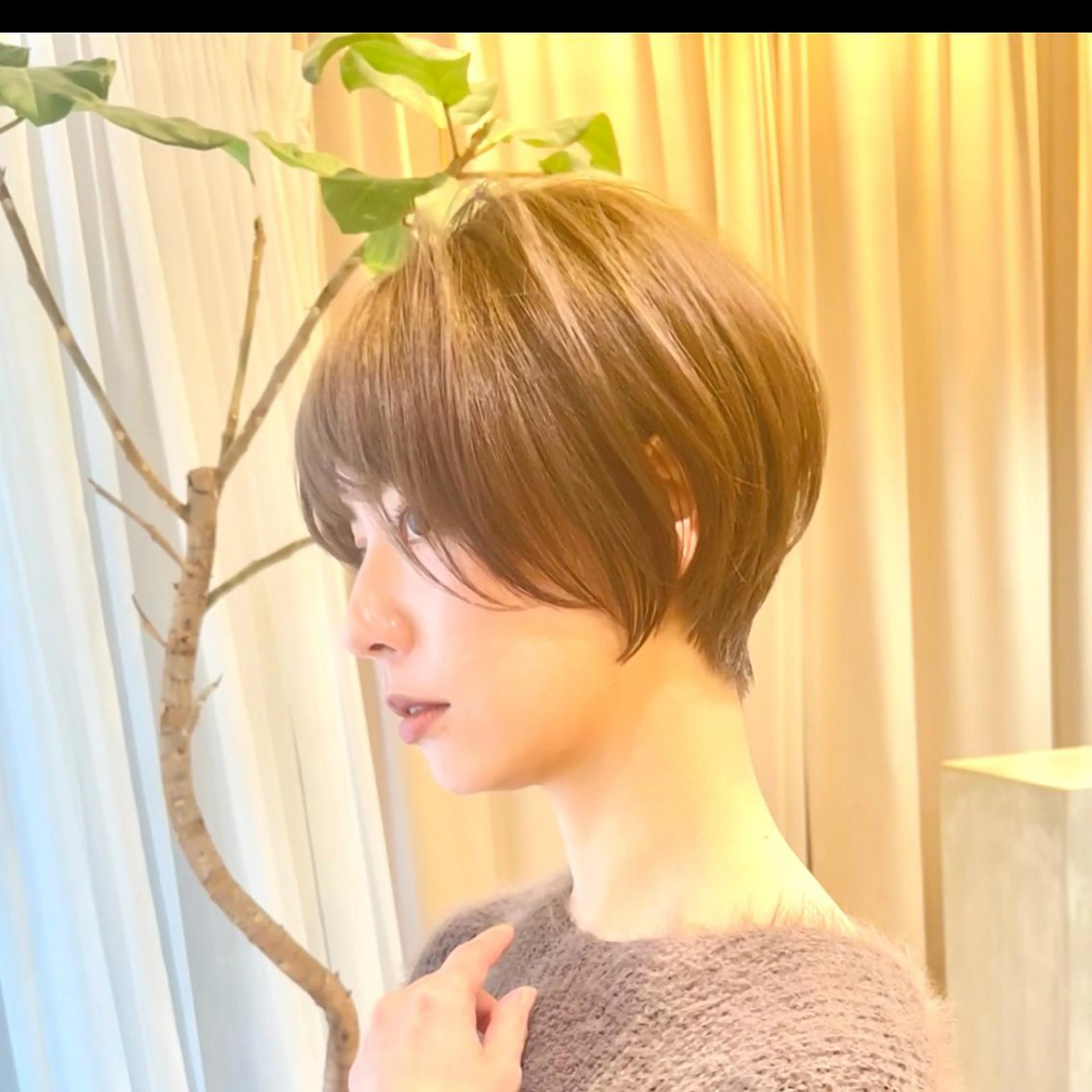 ショート カット ヘアカラー トリートメント ショート特化 阿部聖のヘアスタイル