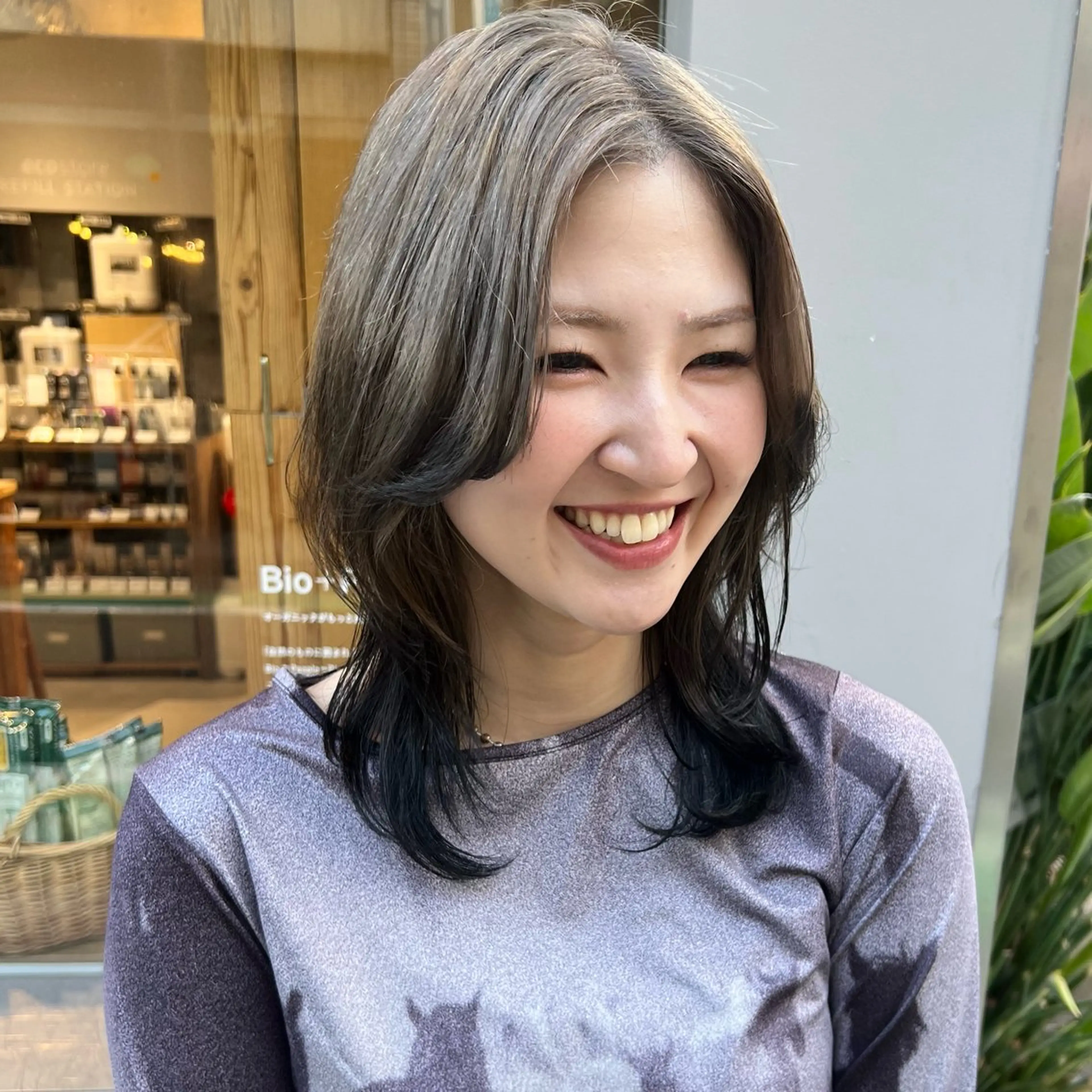 ミディアム カラー ヘアカラー KIHO |Bond 三軒茶屋のヘアスタイル