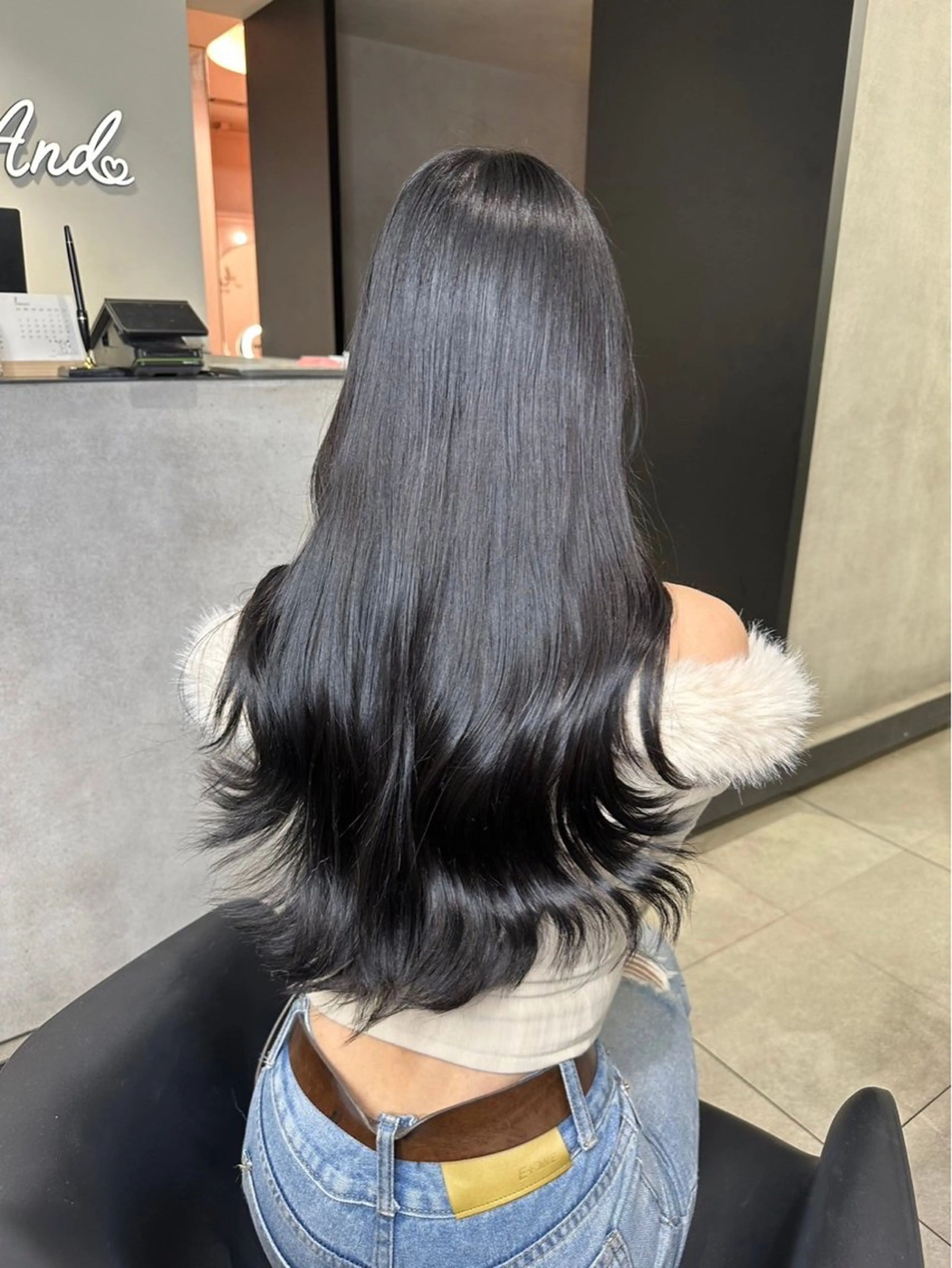 ロング カラー 大阪 梅田/ ハイトーン/エクステのヘアスタイル