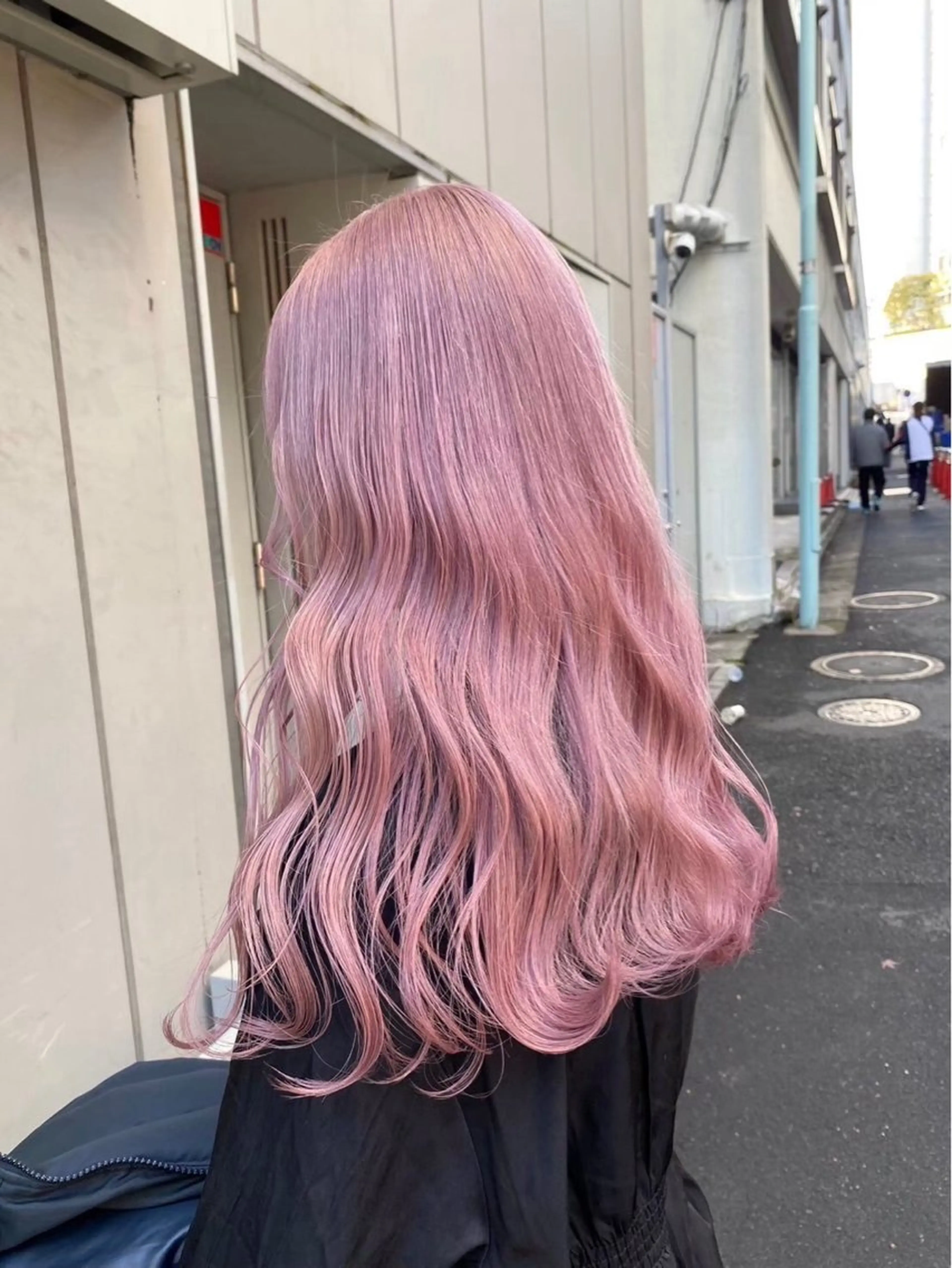 ロング カラー ヘアアレンジ ヘアカラー トリートメント ヘッドスパ ヘアセット ハイトーン艶カラー 🤍ゆうひのヘアスタイル
