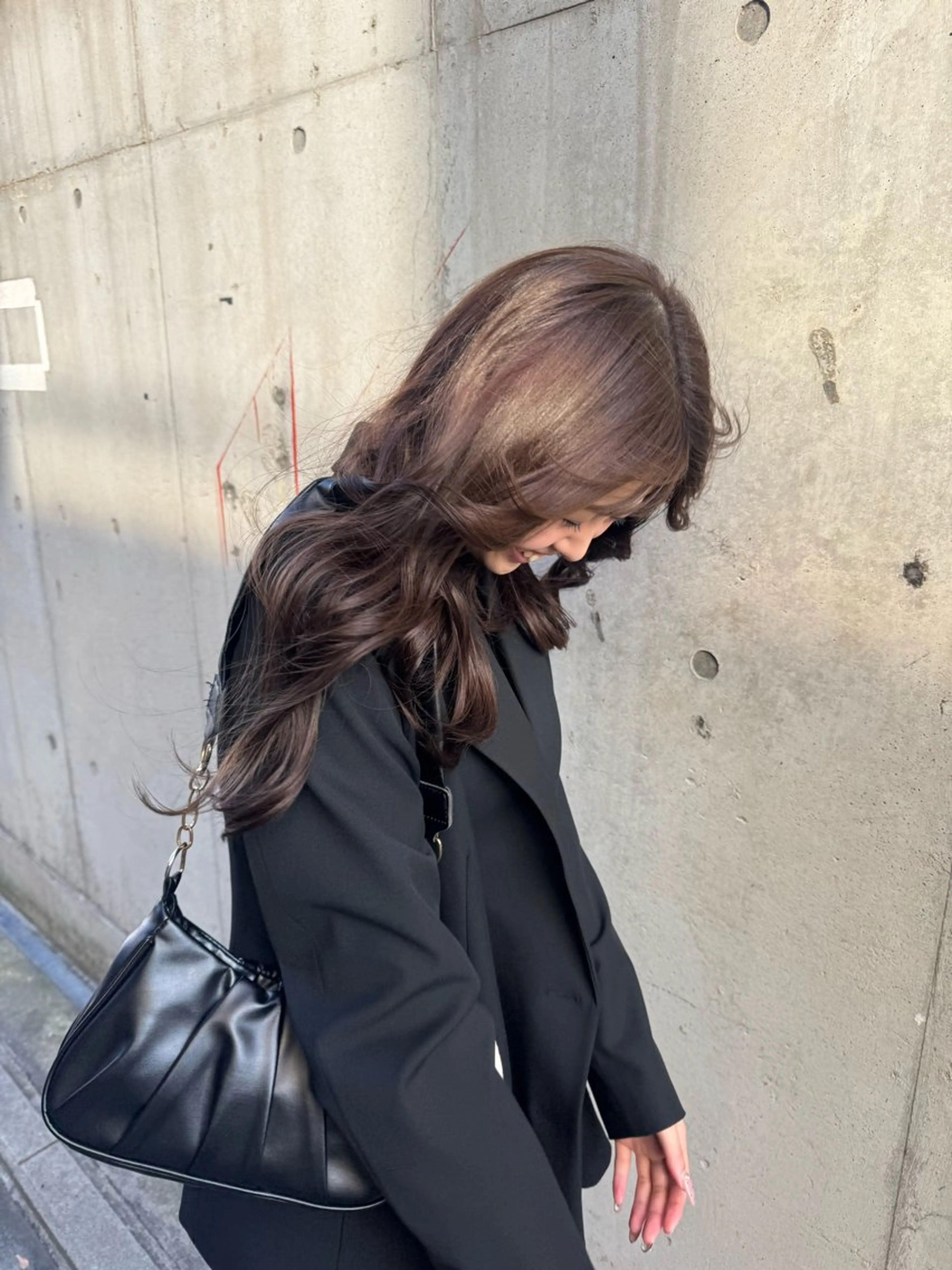 ミディアム カラー特化型美容師 保住のヘアスタイル