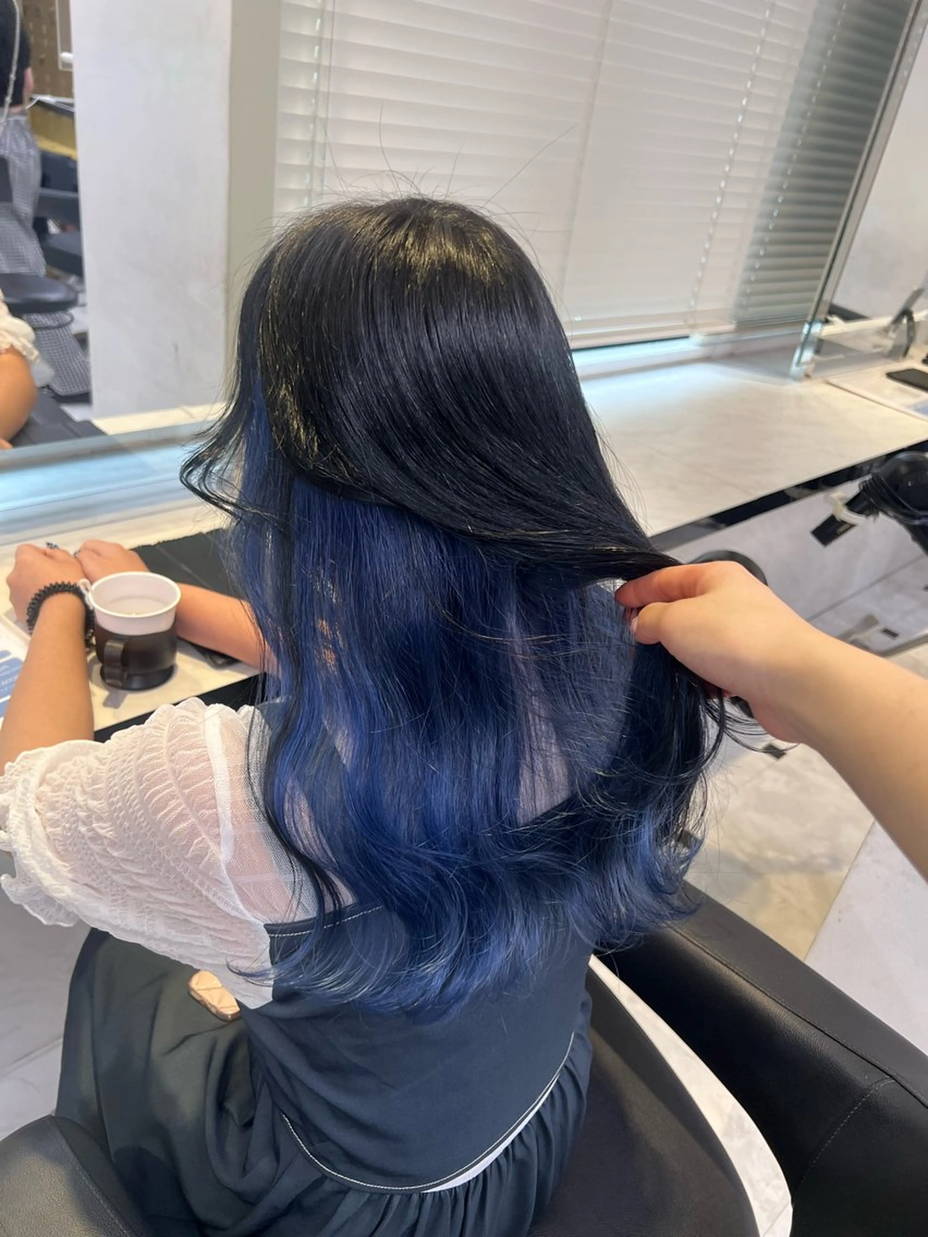 ミディアム カラー ヘアアレンジ ヘアカラー トリートメント ヘッドスパ ヘアセット 💕ブリーチカラー☁ 髪質改善💖サワのヘアスタイル