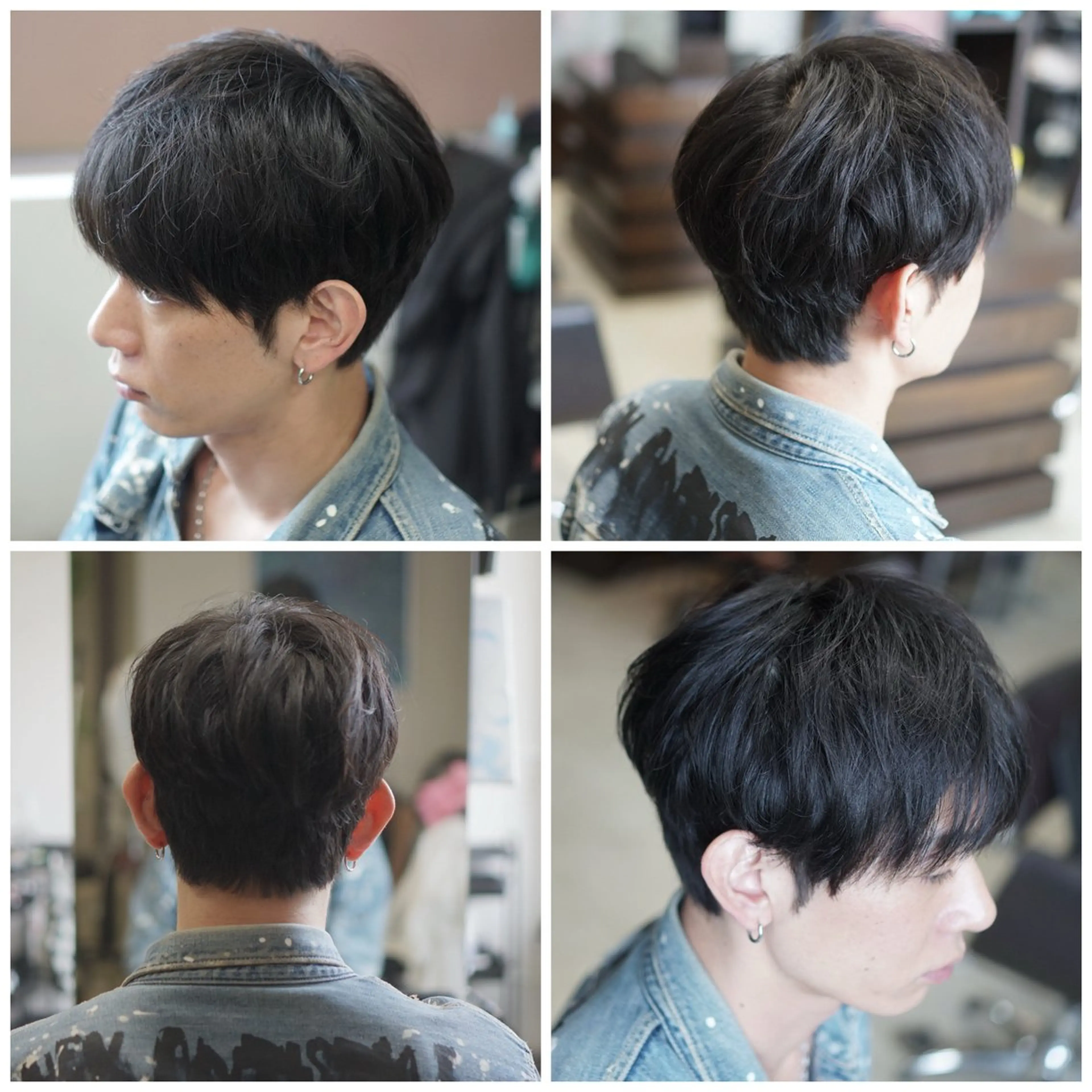 ショート メンズ カット 中島 剛のヘアスタイル
