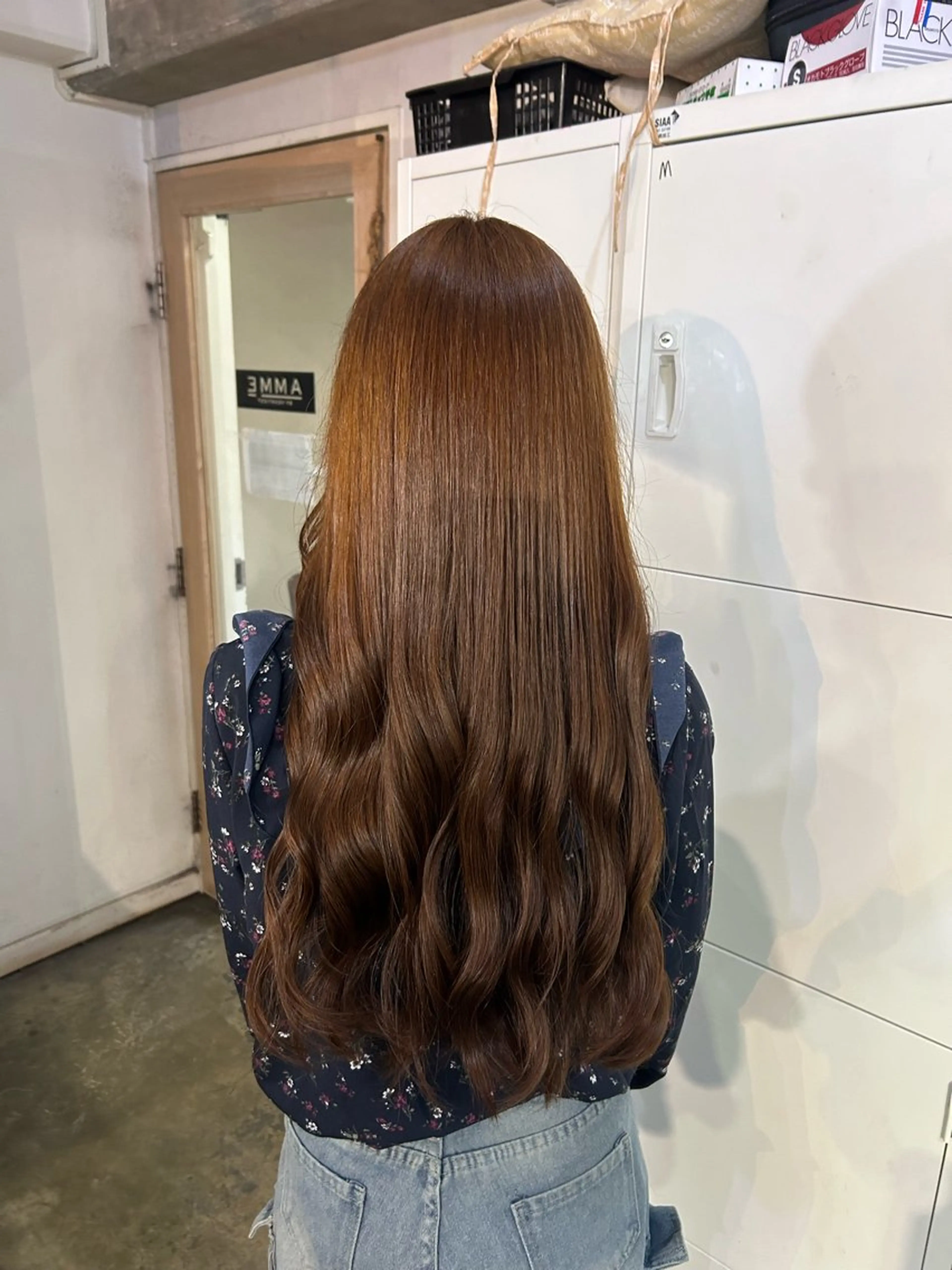 ロング ヘアカラー トリートメント オオニシ オト🐹のヘアスタイル