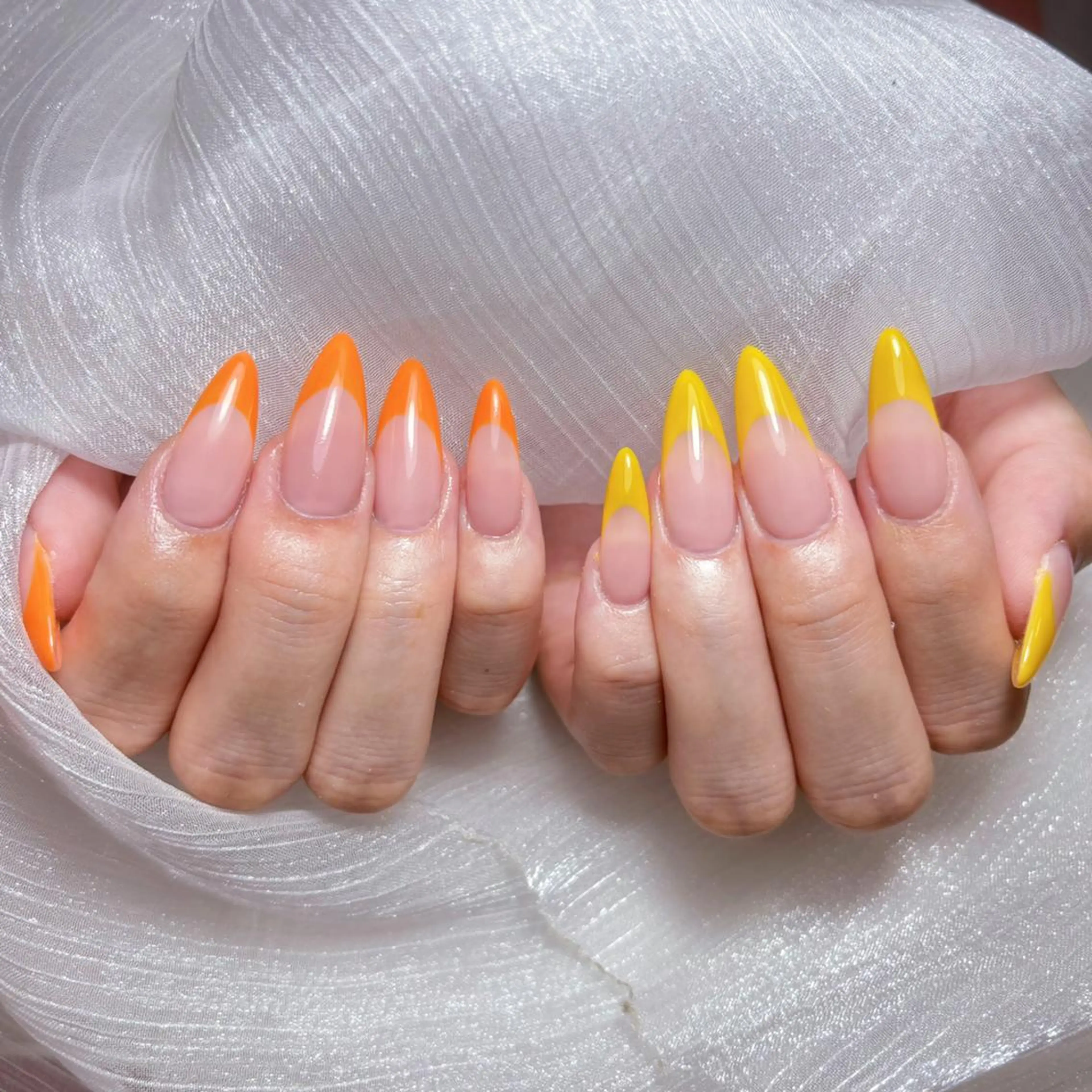 ネイル アートネイル オーロラネイル ガーリー キラキラネイル 韓国ネイル RINA_ Monster🎨のネイルデザイン