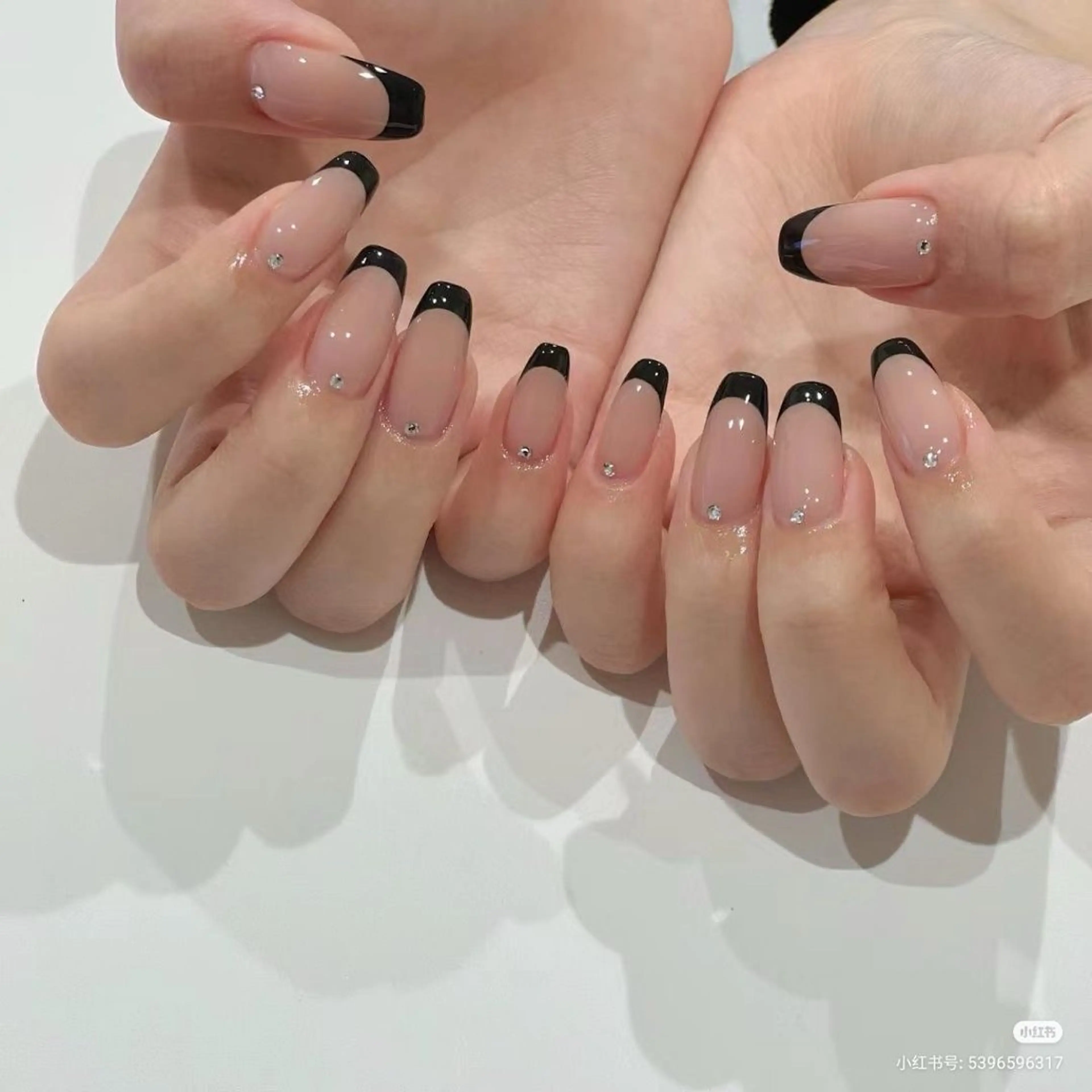 ネイル 長さ出し 韓国ネイル 持ち込み ハンドネイル Hana nail所属・Hana Nailのネイルデザイン