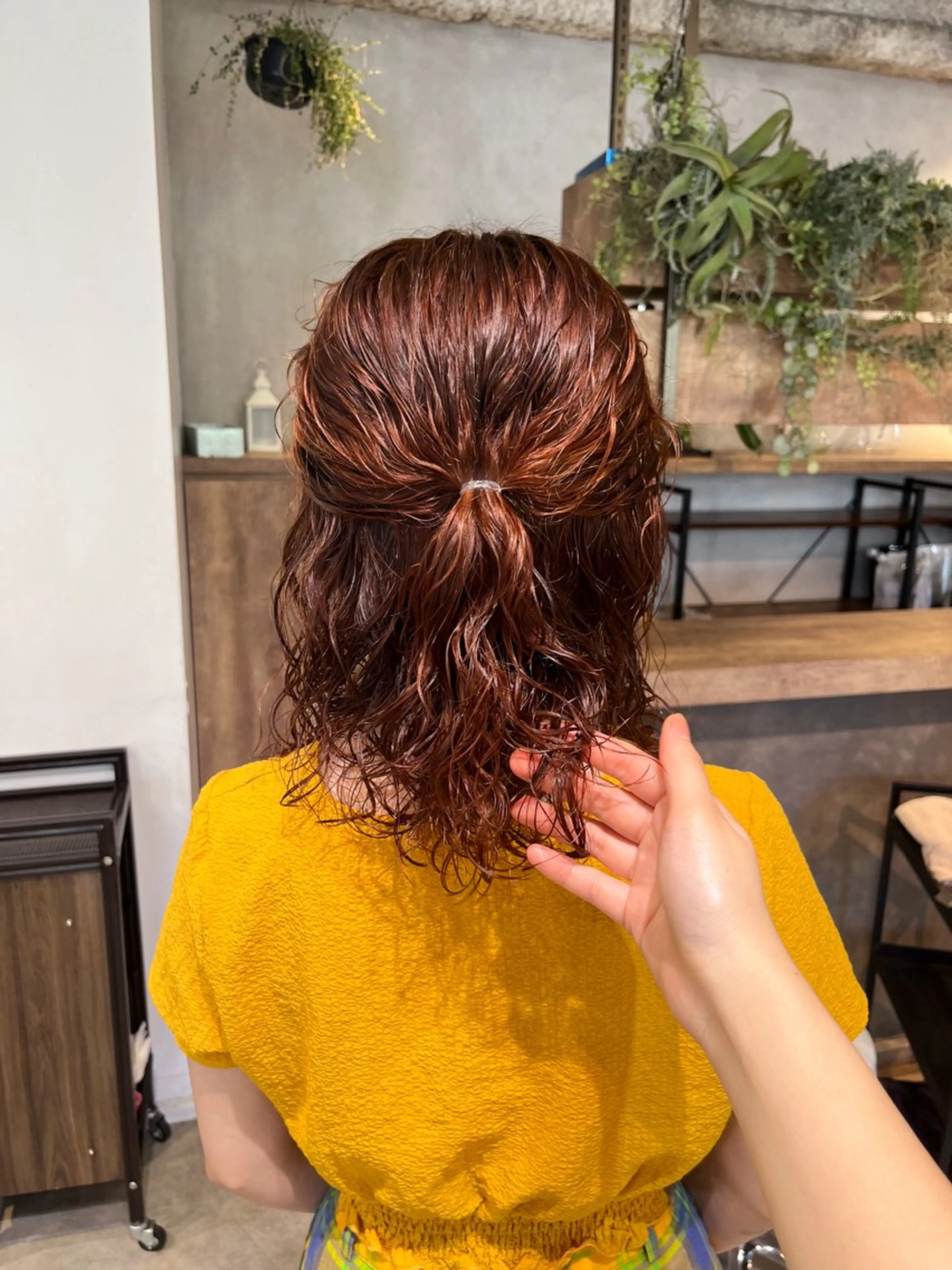 カラー ブリーチ ダブルカラー ブリーチなしカラー ヘアカラー トリートメント 🍒暖色カラー🍒 ueno aiのヘアスタイル