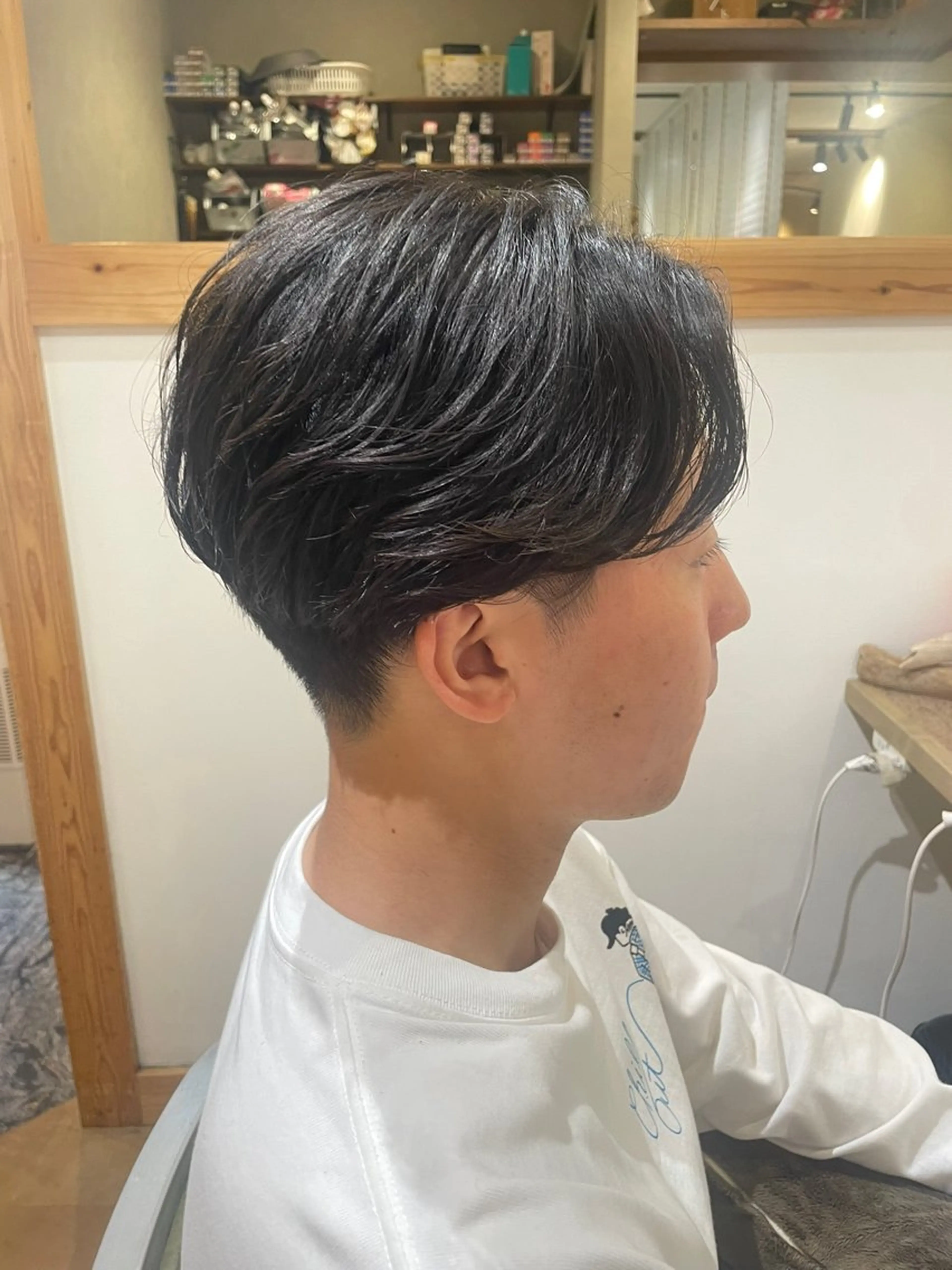 ショート カット パーマ 山口里莉 /ブリーチカラーのヘアスタイル