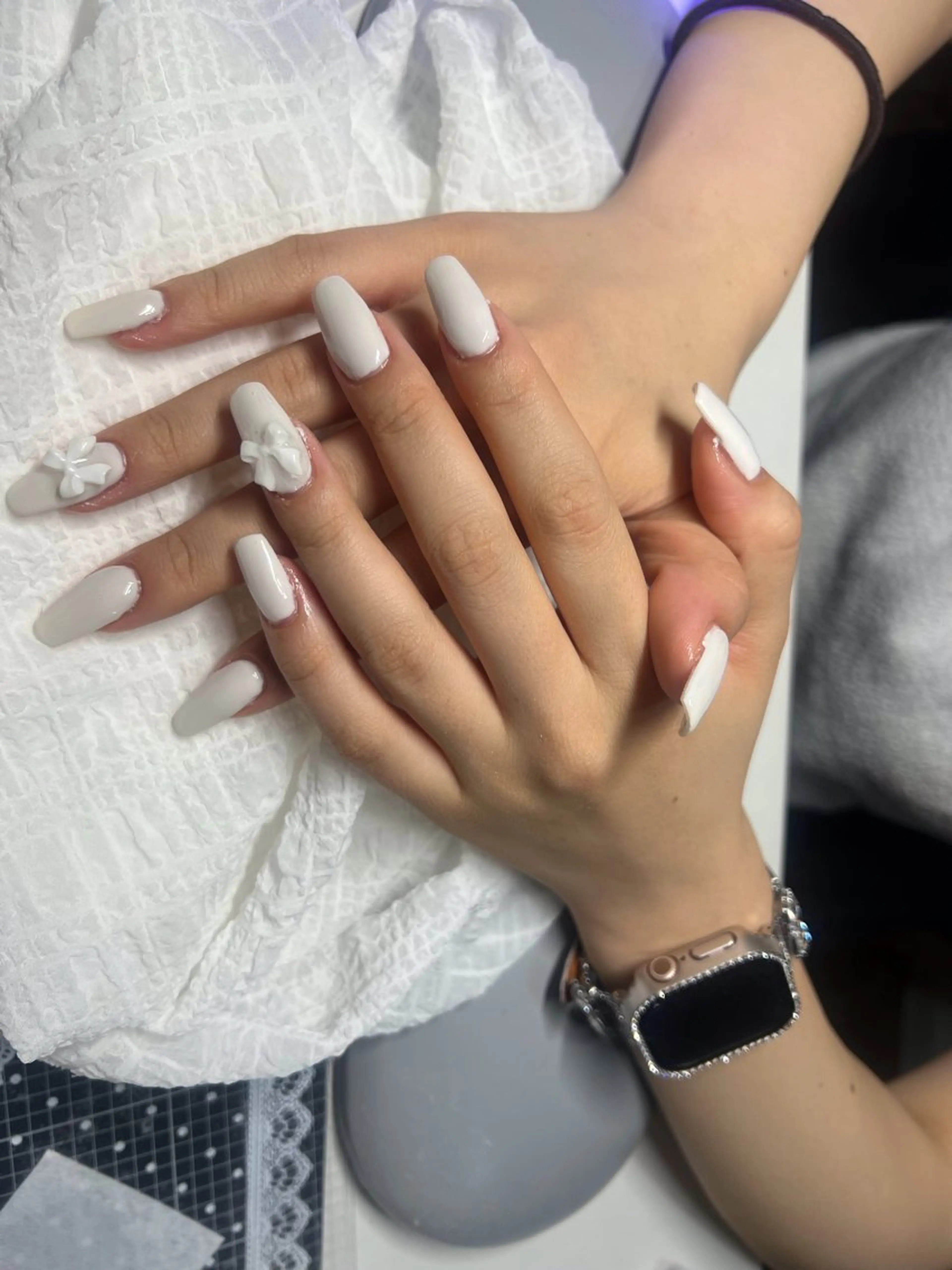 ネイル ハンドネイル MORNAIL所属・長さ出し専門パーツ jenniferのネイルデザイン