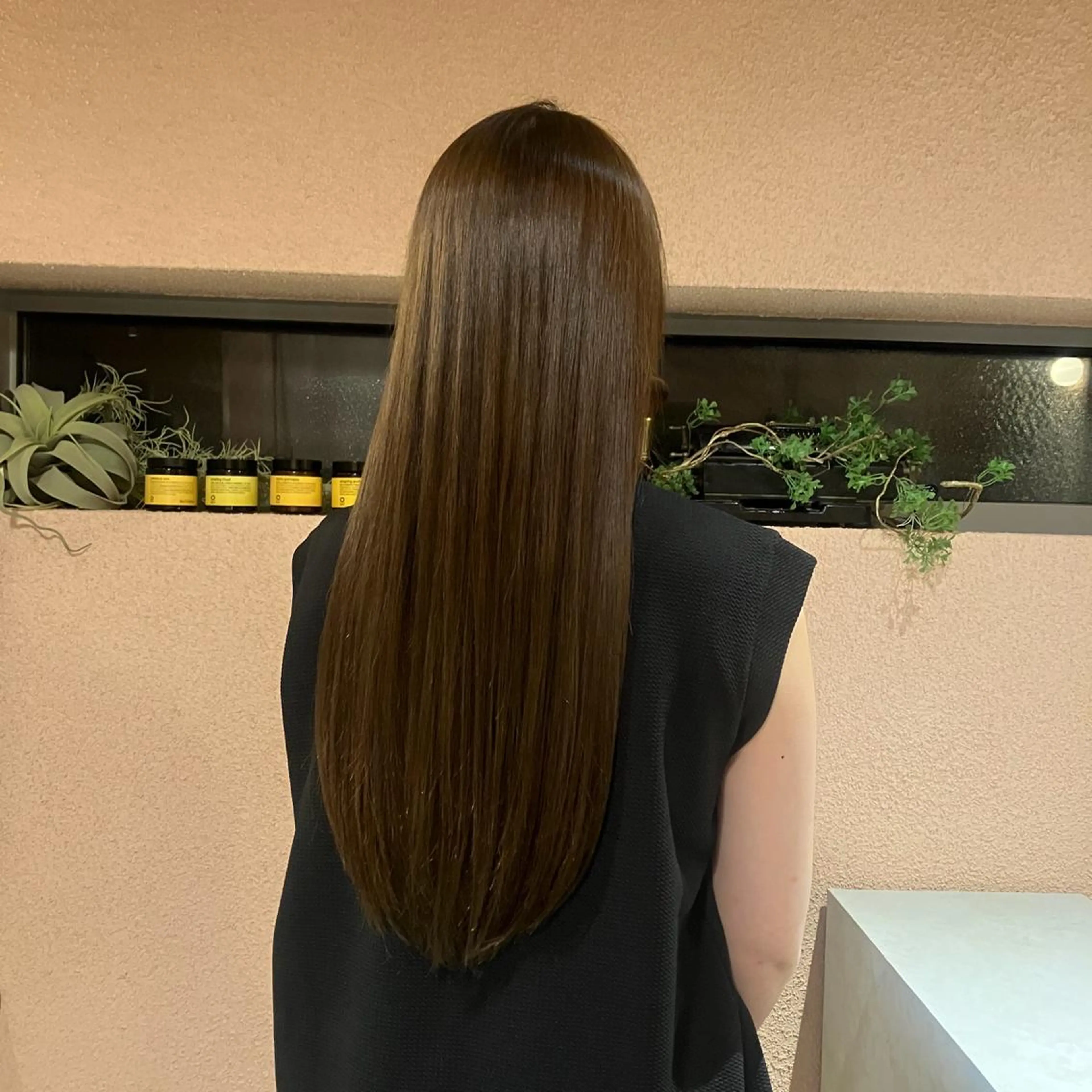 ロング カラー ヘアカラー トリートメント neguse所属・neguse 京都西院 貸切美容室のヘアスタイル