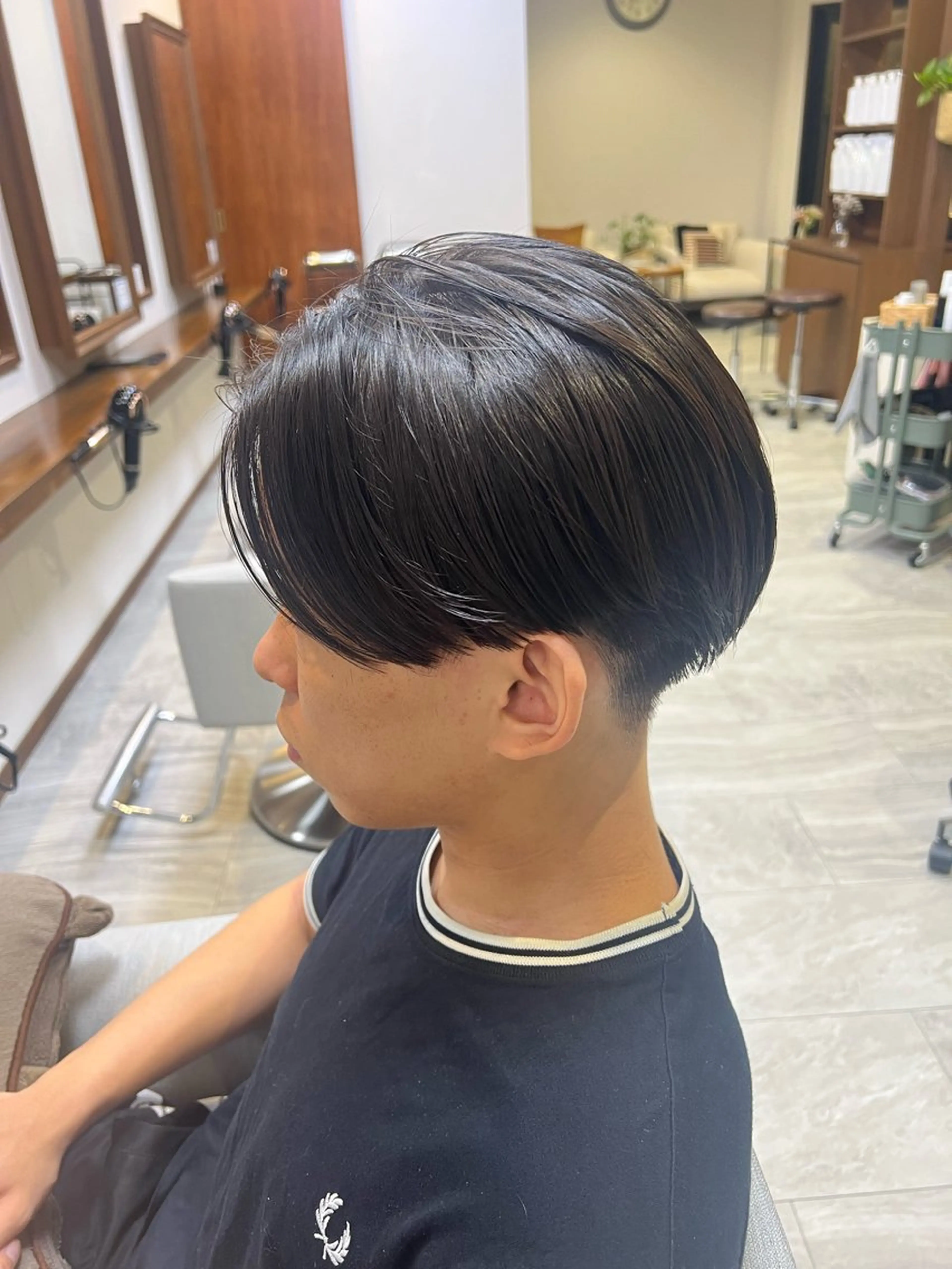 メンズカット+カラーの写真