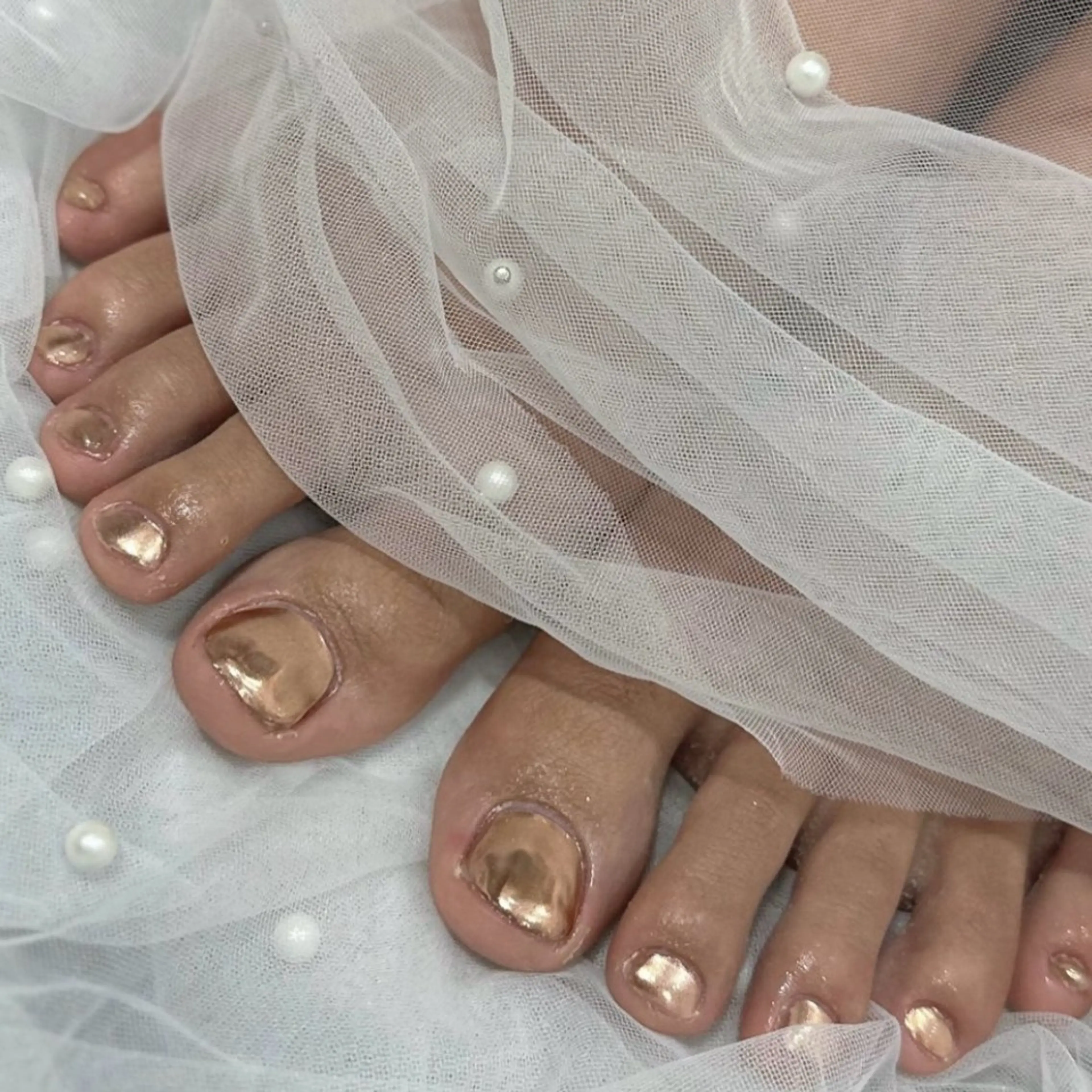 ネイル フットネイル ミラーネイル ハンドネイル LAVISH manaのネイルデザイン