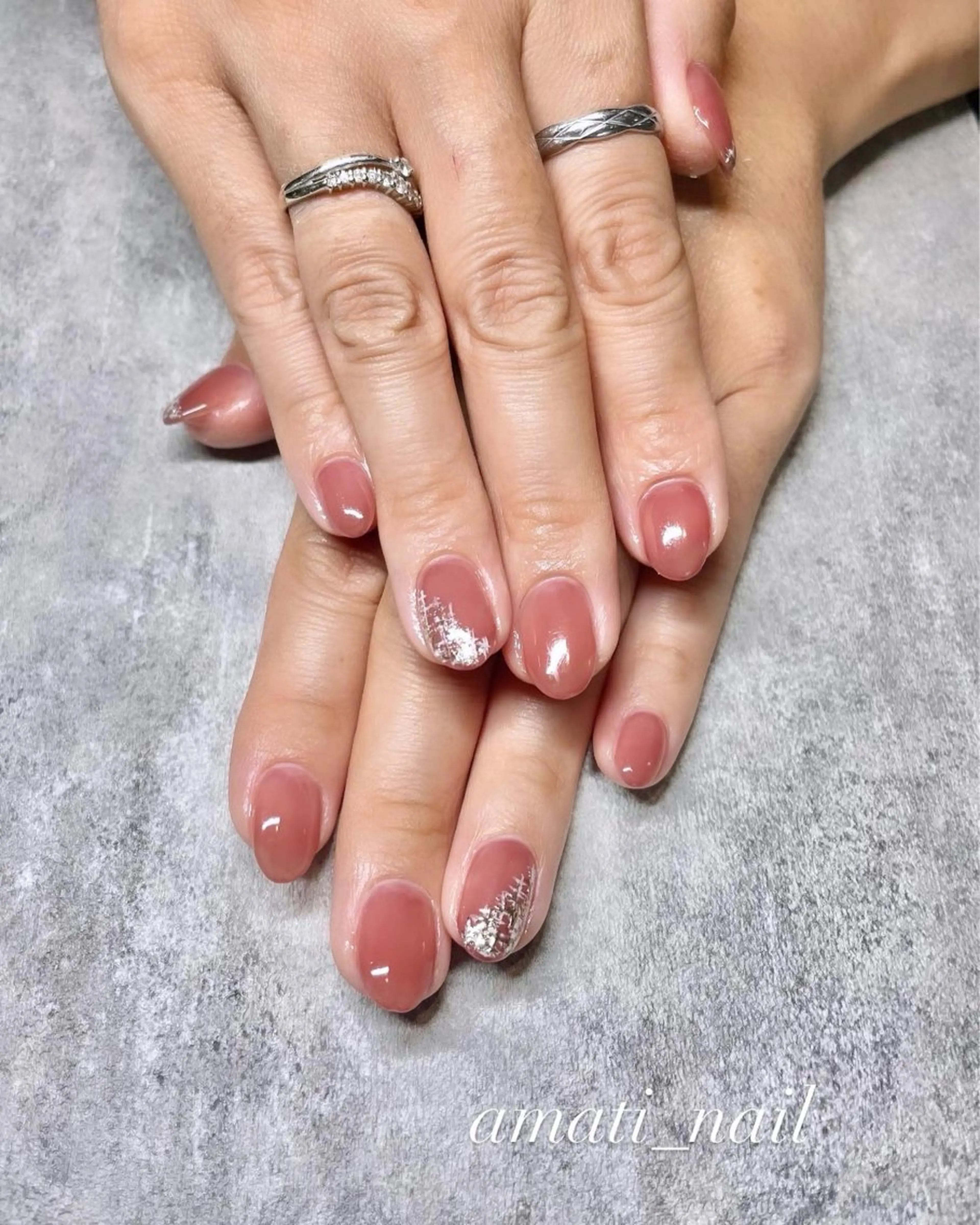 ネイル フットネイル ジェルネイル マグネットネイル ミラーネイル ニュアンスネイル ハンドネイル amati_nail TAKAKOのネイルデザイン