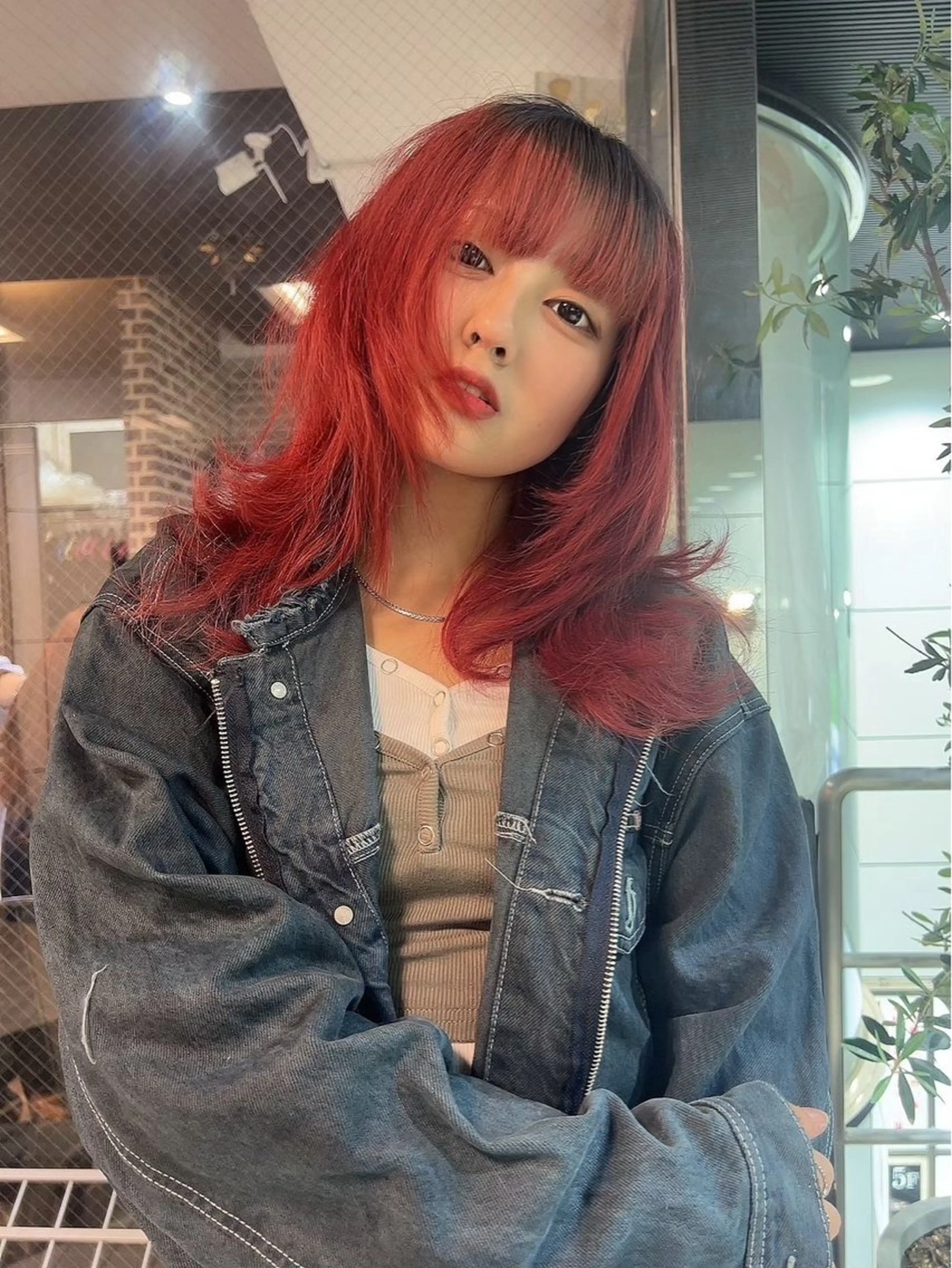 ロング カラー ブリーチ ケアブリーチ デザインカラー ダブルカラー イヤリングカラー ユウ✩.*˚/メンズ ハイトーン/カラーのヘアスタイル