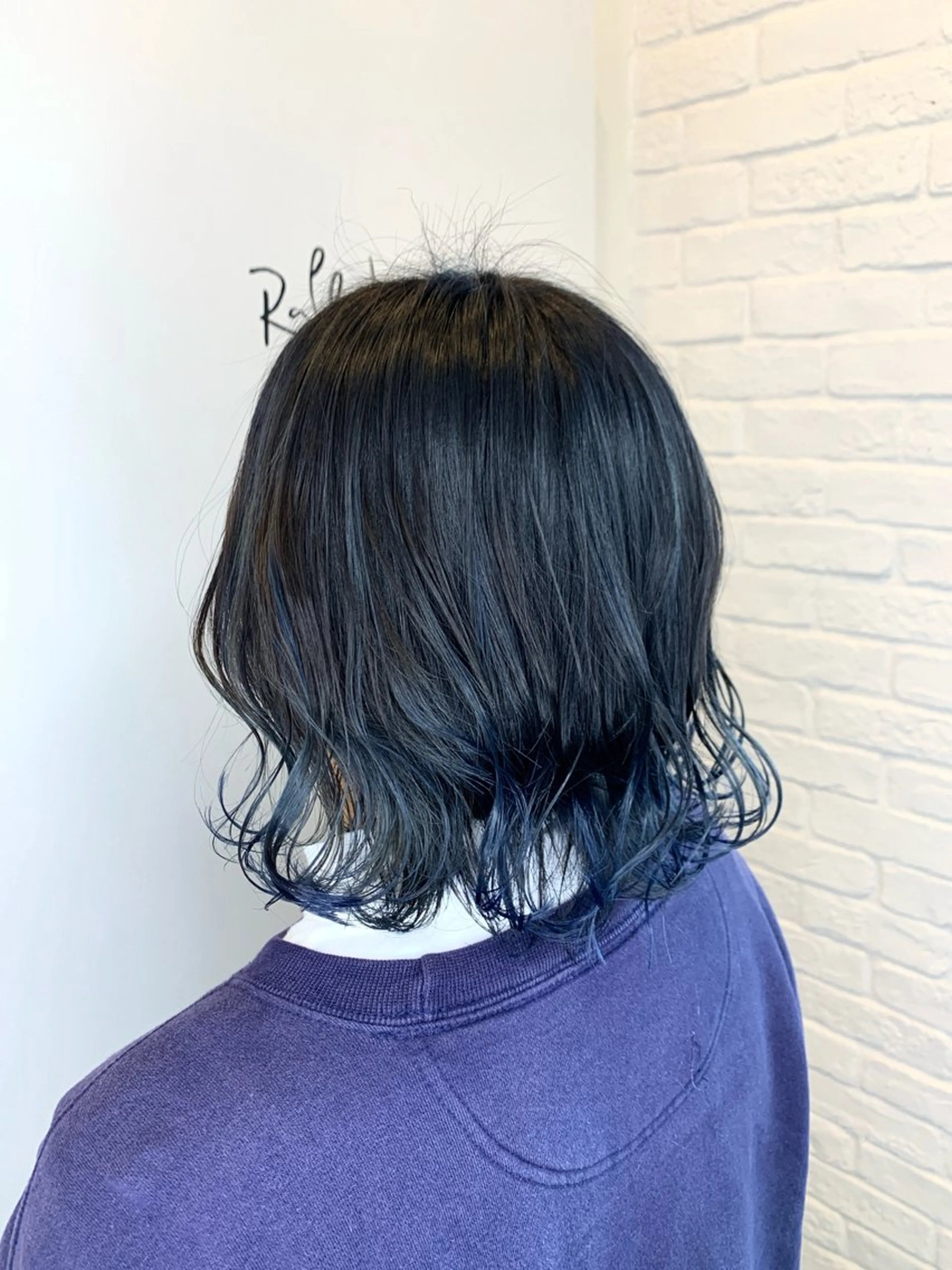 セミロング カラー ヘアカラー トリートメント Rapport ラポールのヘアスタイル