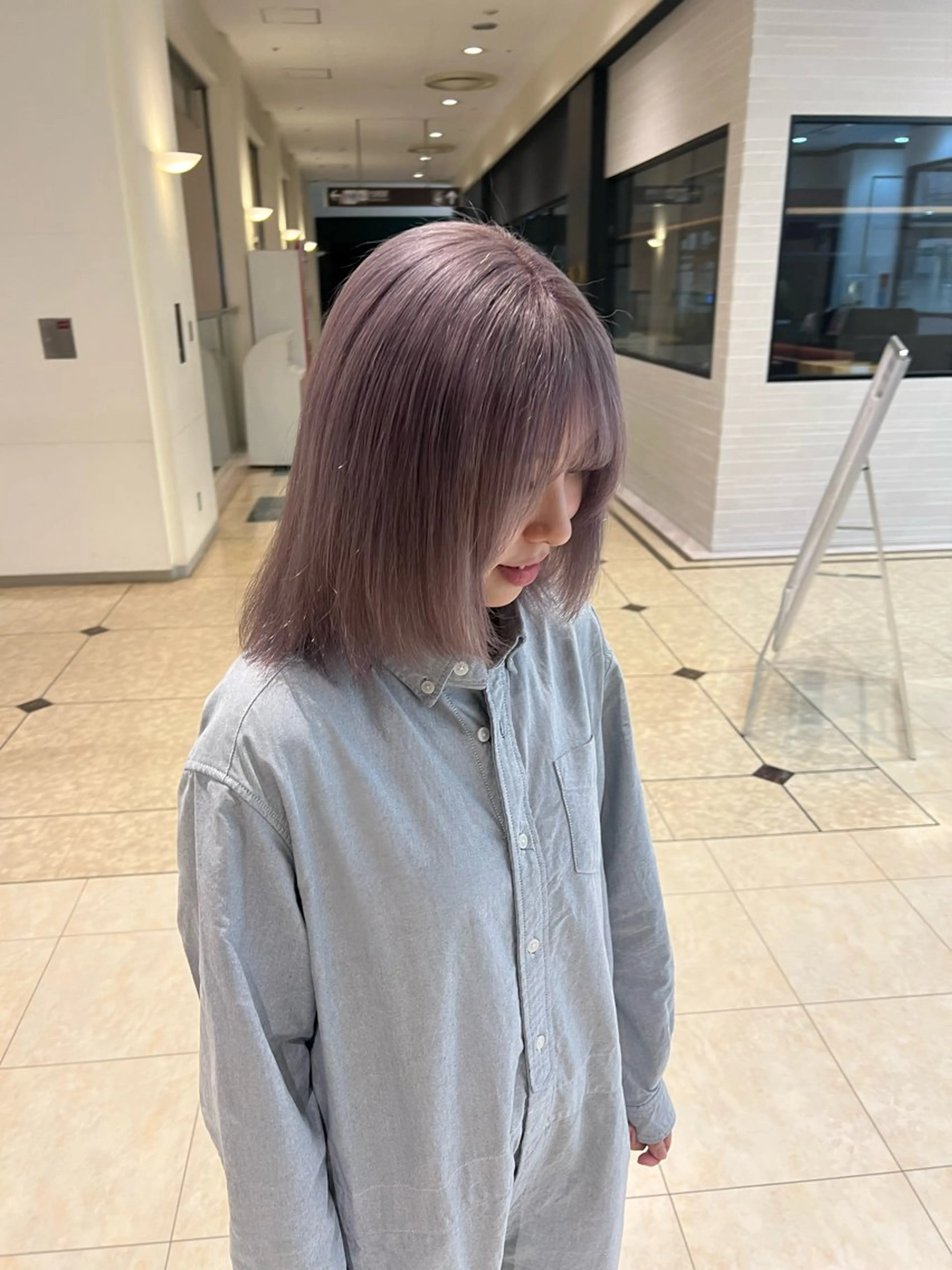 カラー ヘアカラー トリートメント ヘッドスパ あんどう ゆうかのヘアスタイル