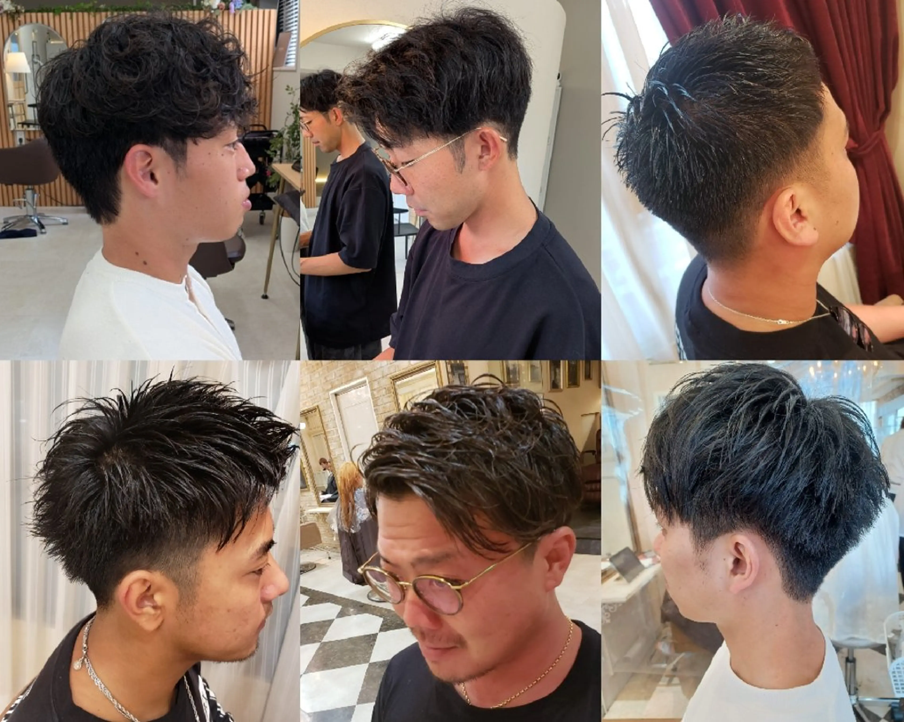 メンズカット＋ナチュラル縮毛矯正＋トリートメントの写真