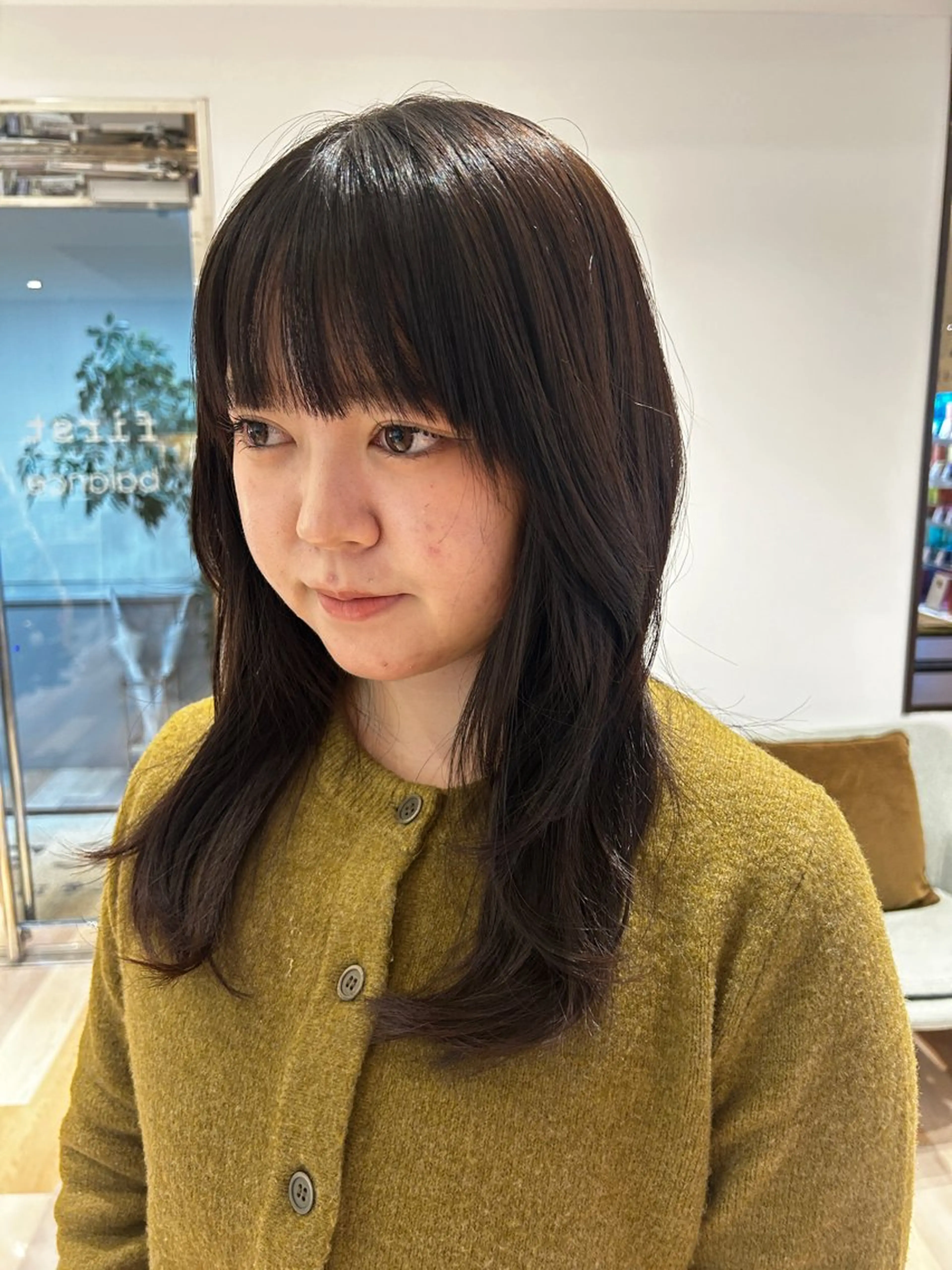 セミロング 田中 翔子のヘアスタイル