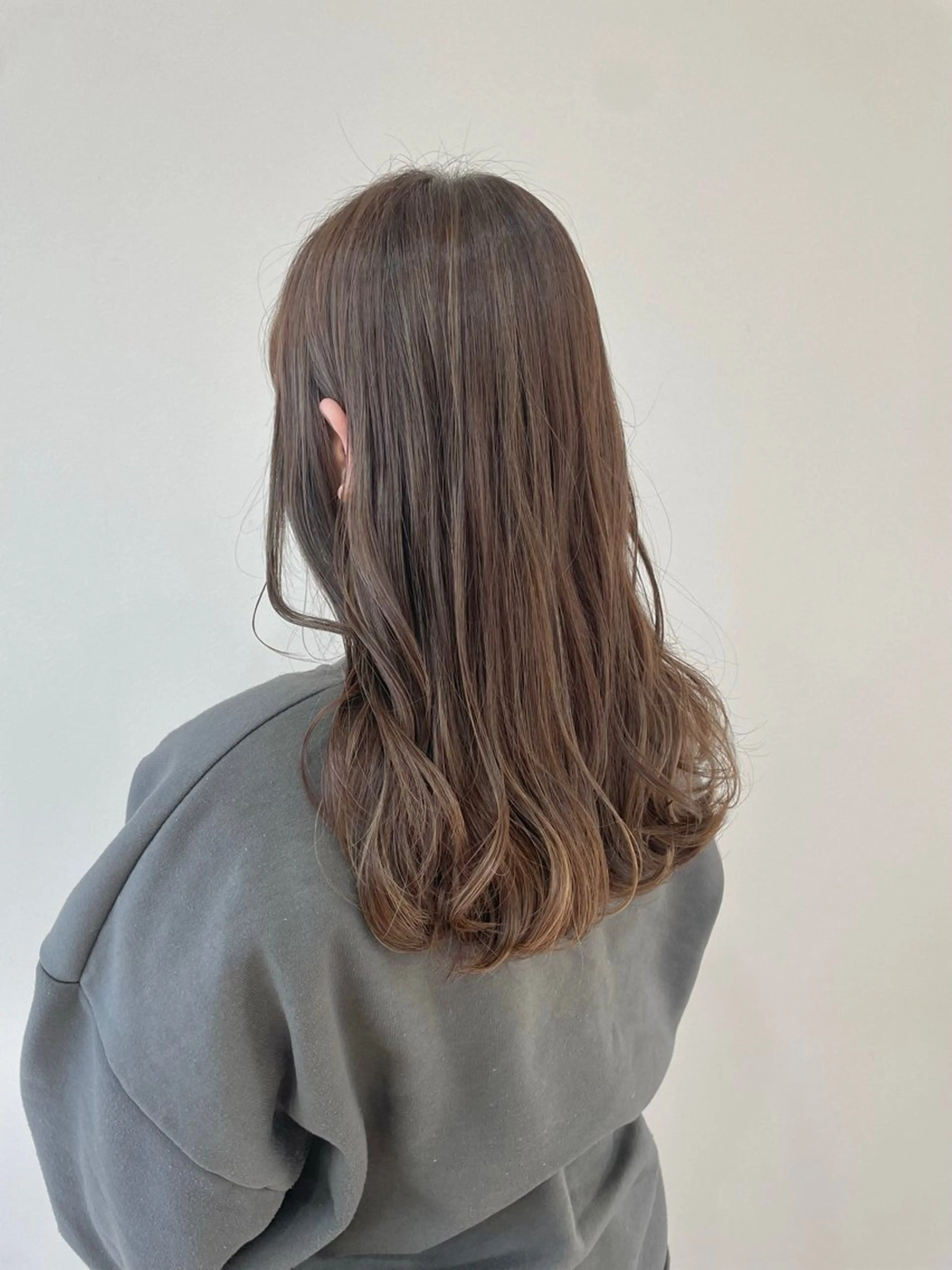 ロング カラー ヘアアレンジ ベージュカラー🧸/ 松崎/東区/田中理沙のヘアスタイル