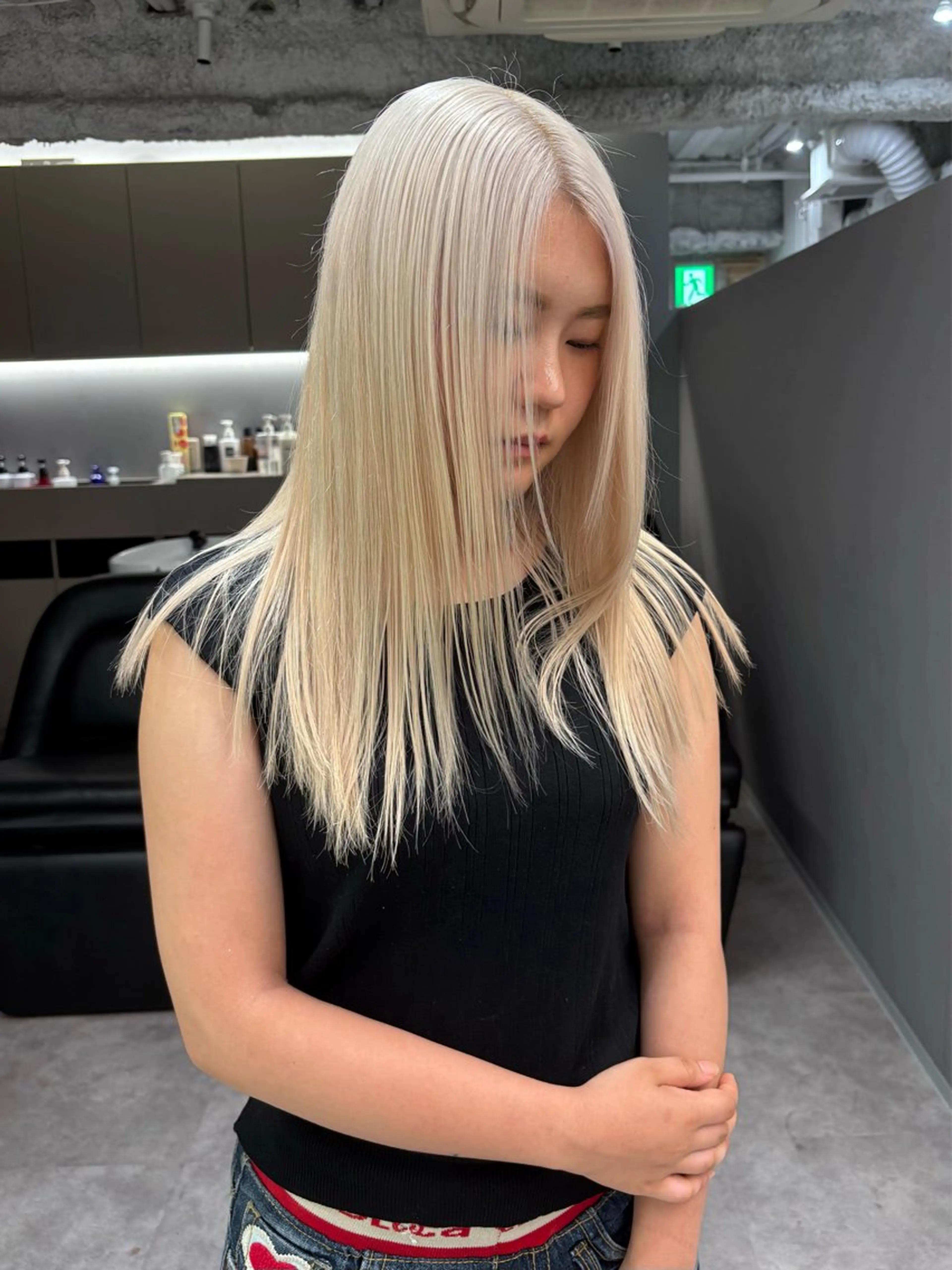 セミロング ヘアカラー 酒井 剛喜のヘアスタイル