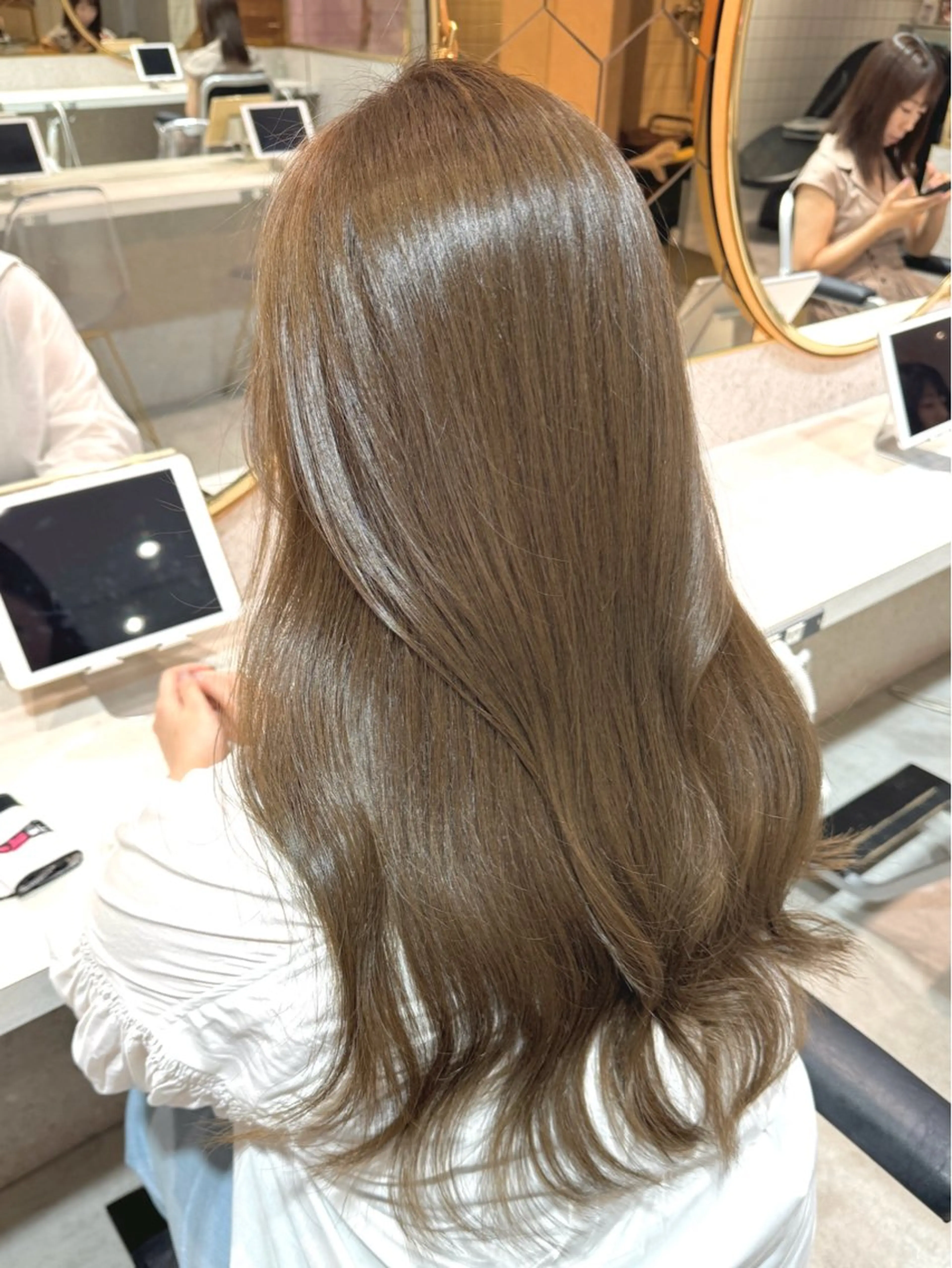 ロング カット ヘアカラー トリートメント 🎀しゅな/韓国 レイヤー/透明感♡のヘアスタイル