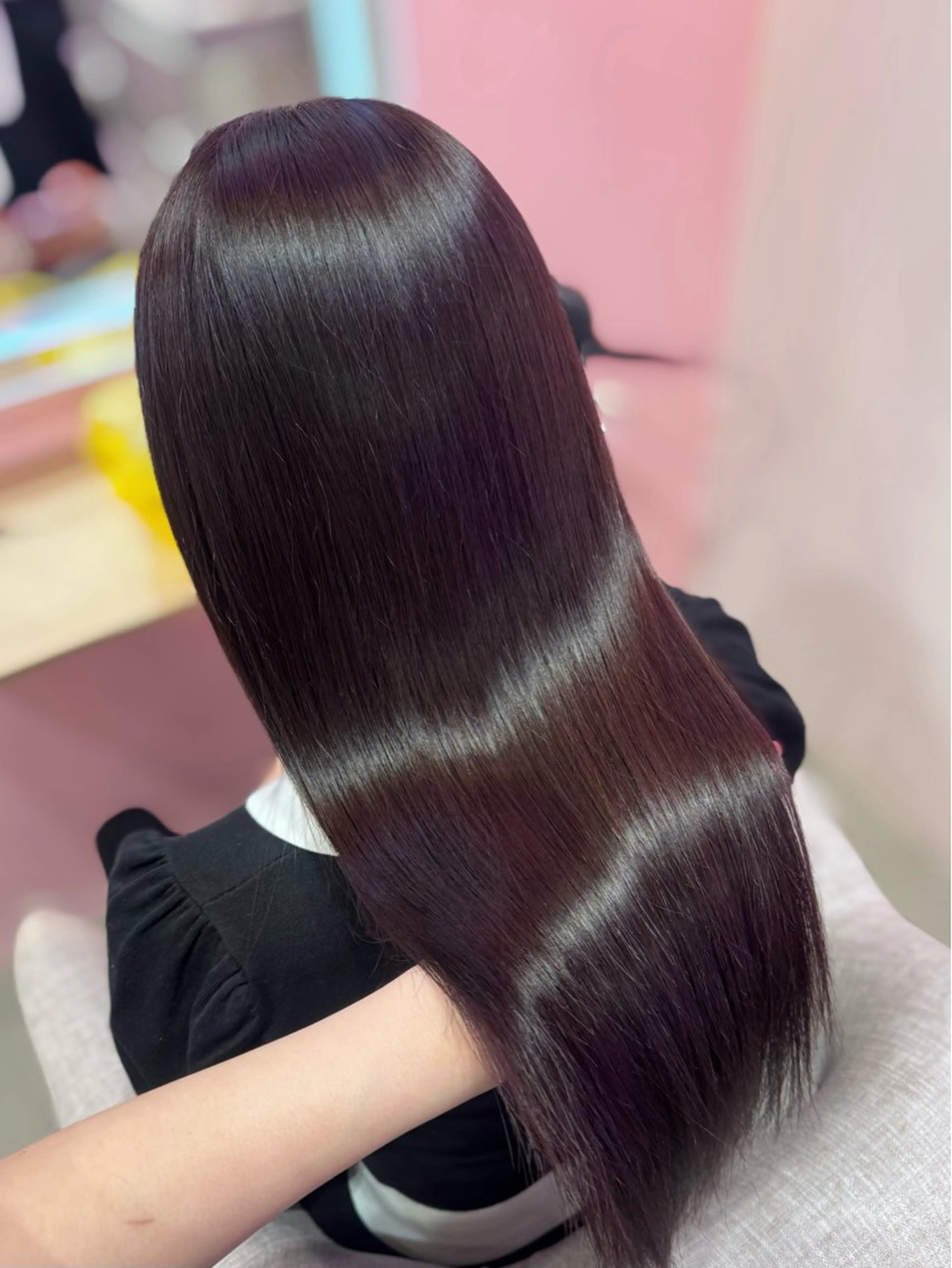 ロング カット ヘアカラー wixymimi　hair salon所属・艶カラー✨レイヤー 𝐚𝐲𝐚𝐤𝐚のヘアスタイル