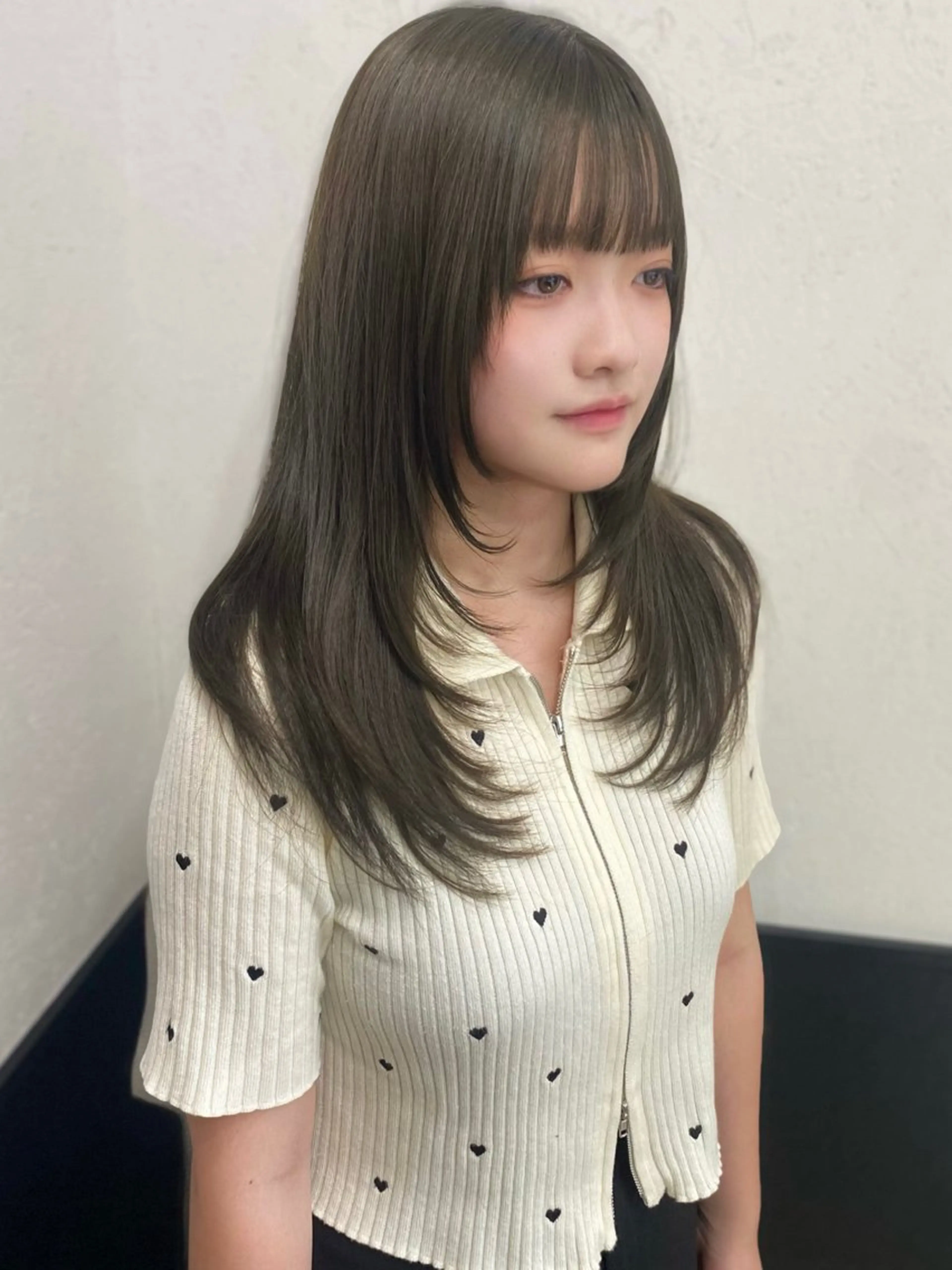 ロング カラー 渋谷🖤 艶髪🖤透明感カラーのヘアスタイル