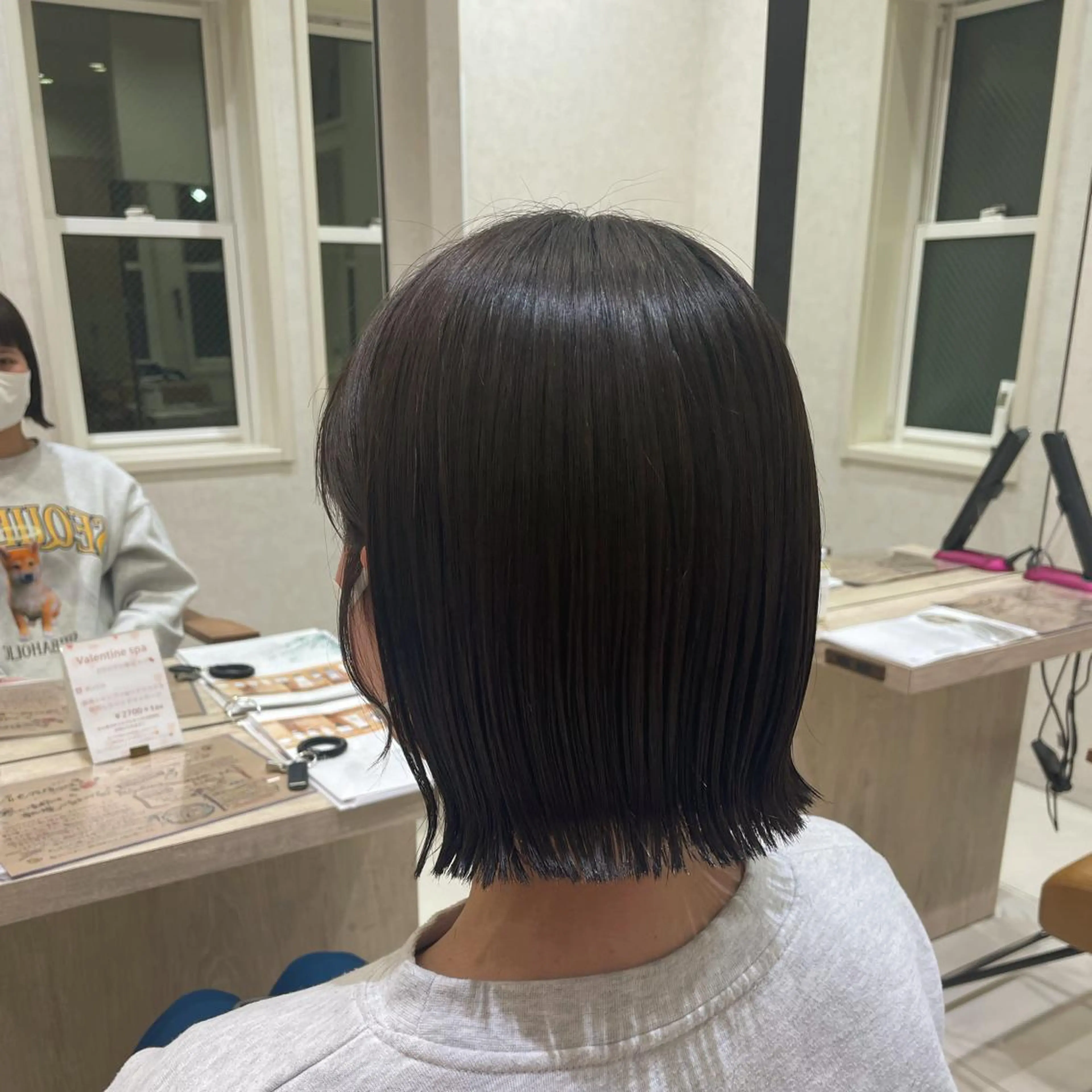 ショート カラー ボブ 海老名で韓国風 HANA🌷のヘアスタイル