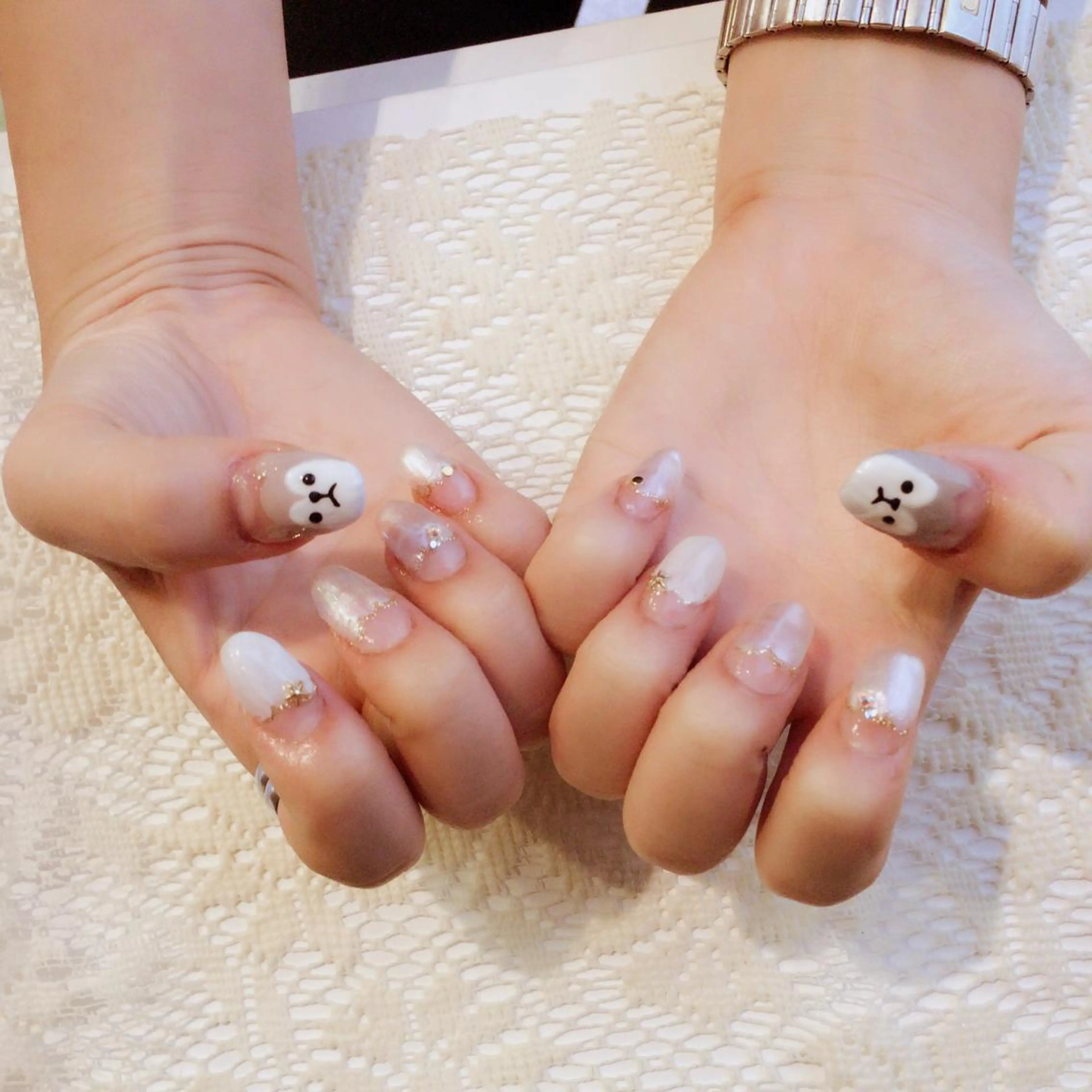 ネイル スカルプネイル 藤 あやのネイルデザイン