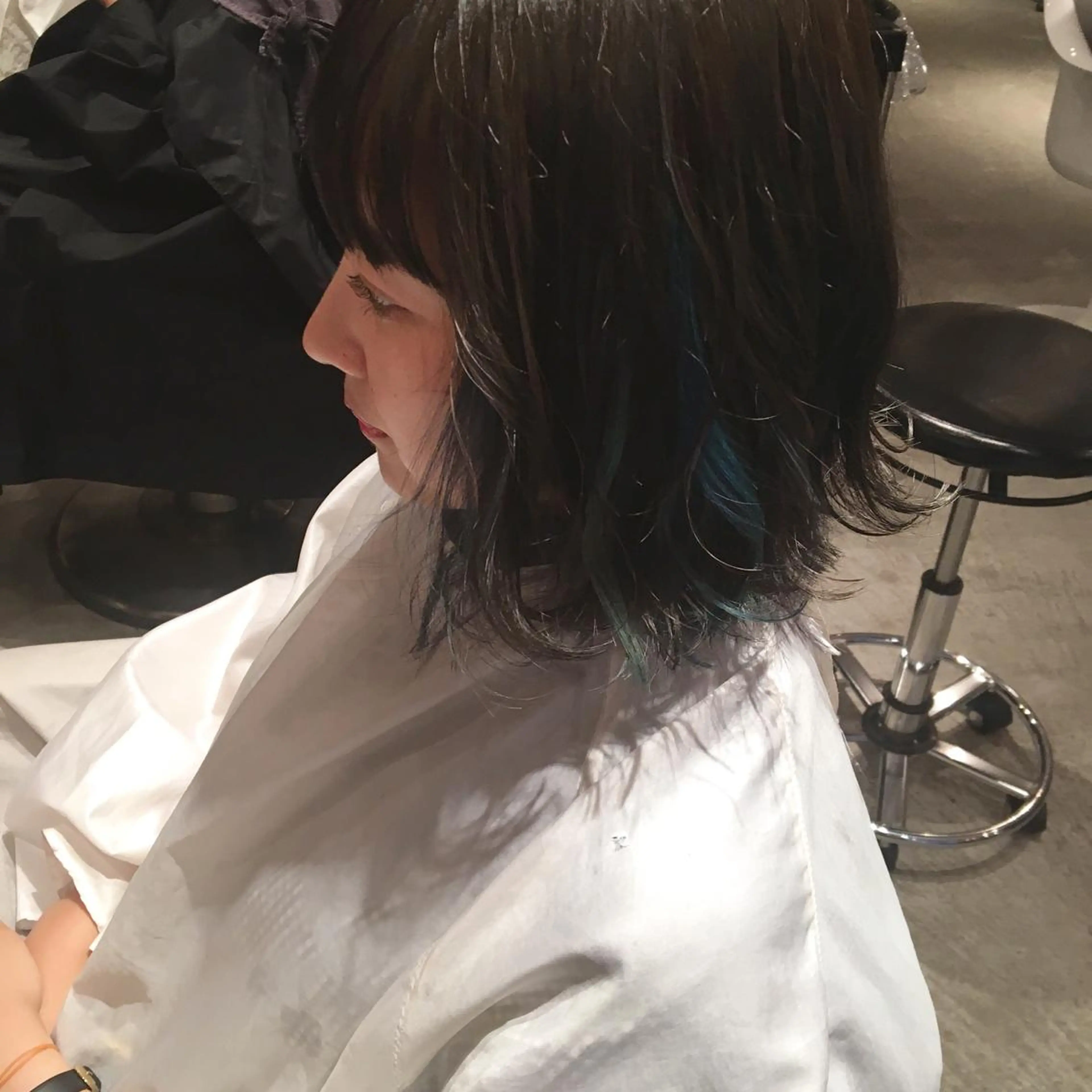 ミディアム カラー インナーカラー emme MIHO♡のヘアスタイル