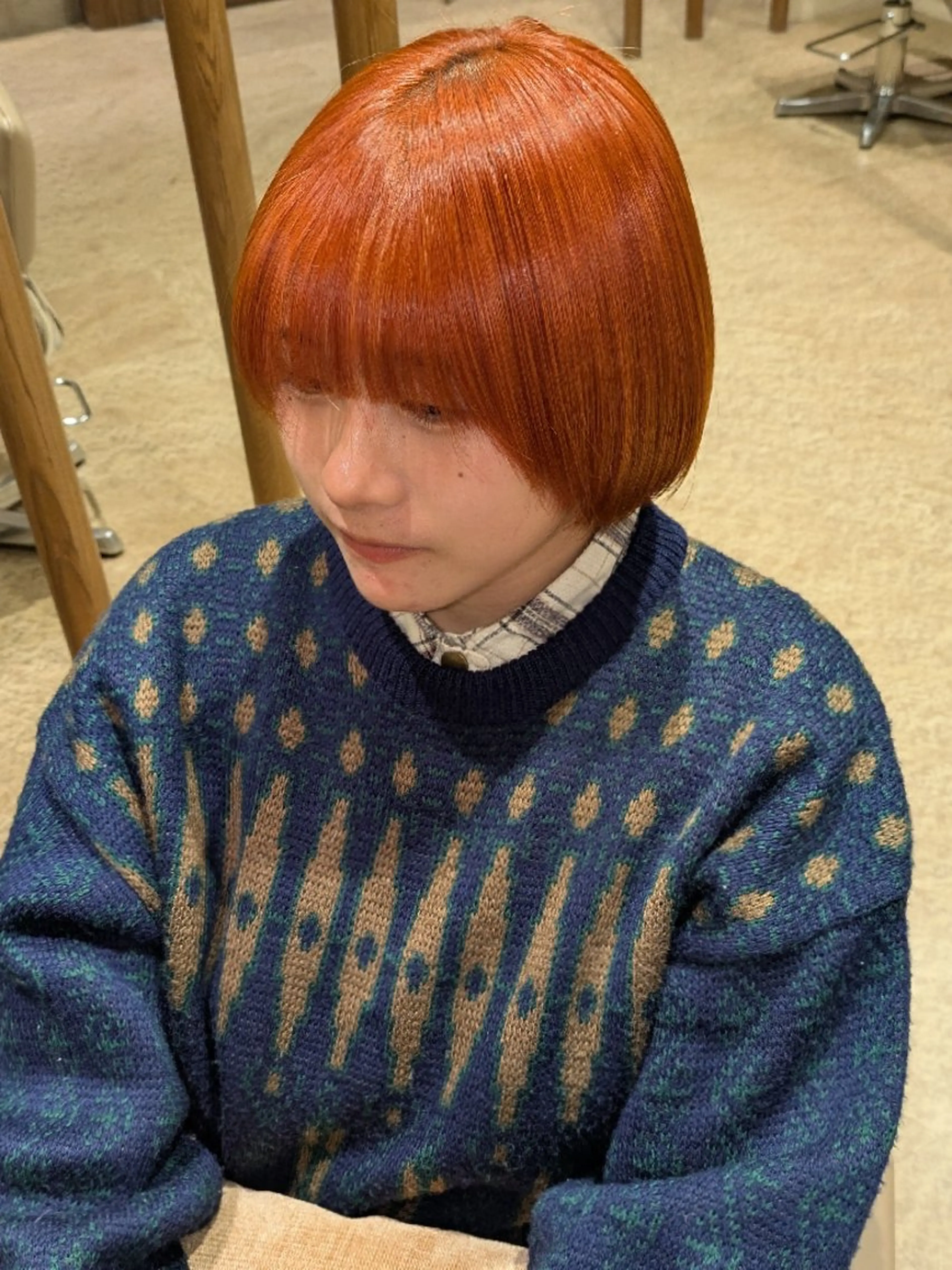 ショート ヘアカラー Chacolle perch 北千住店所属・瑞慶覧 翔のヘアスタイル