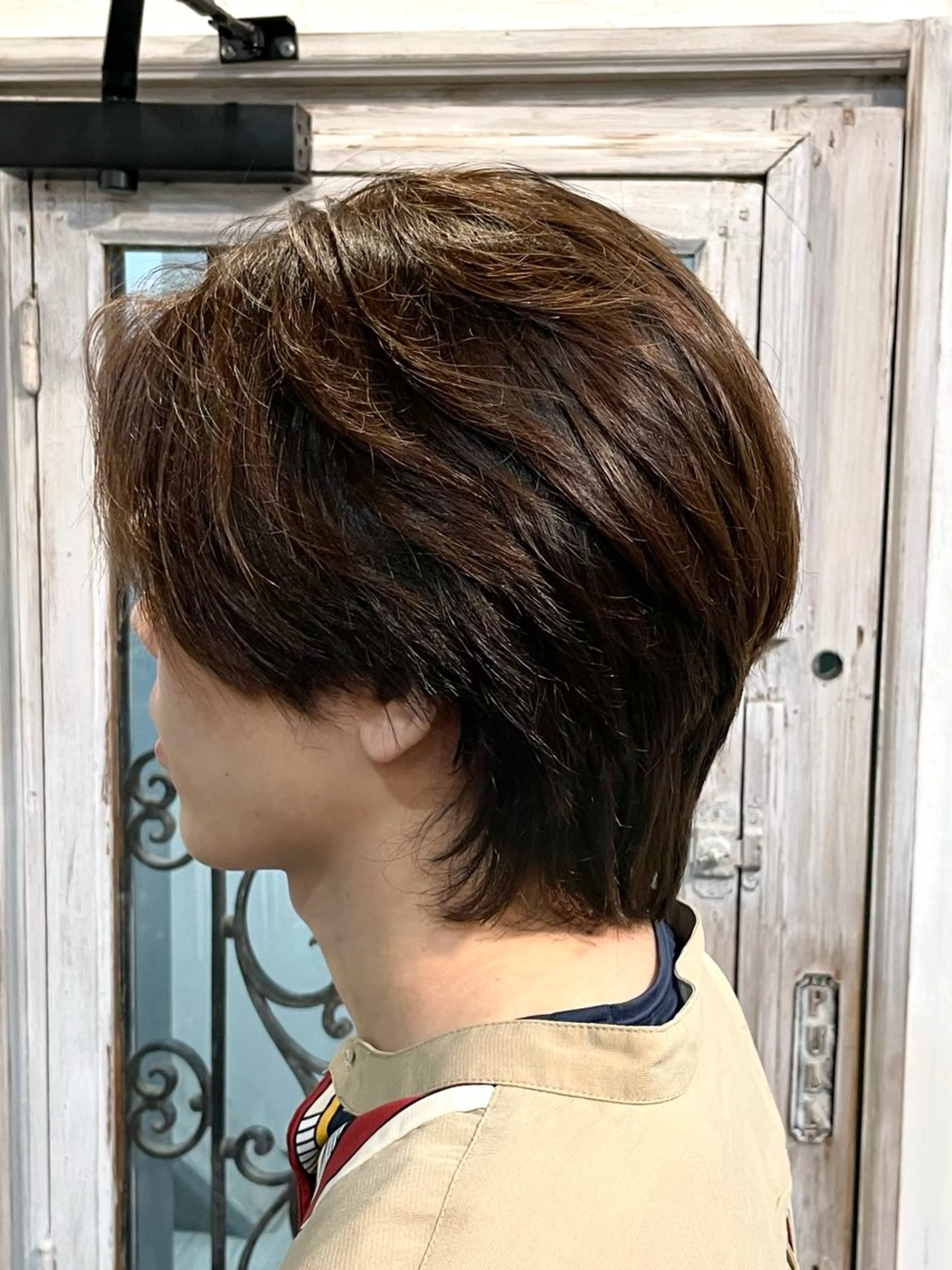 カラー メンズ ショートボブ メンズブリーチ メンズハイライト メンズインナーカラー ブリーチ カット ヘアカラー トリートメント 🔆髪質改善 透明感 カラー🔆佐々木貴仁のヘアスタイル