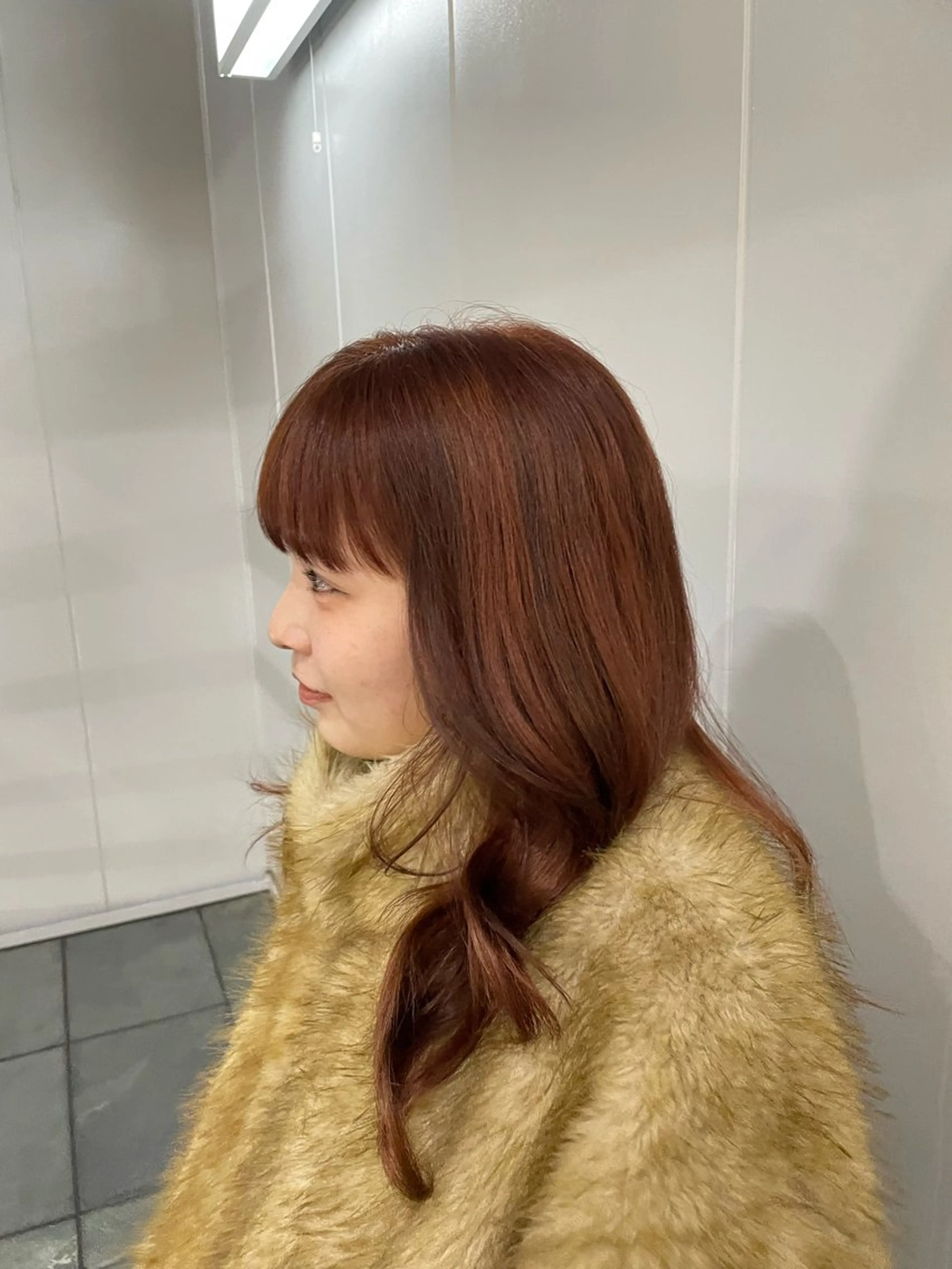 カラー ブラウンカラー オレンジ オレンジブラウン ヘアカラー 天野 心太郎のヘアスタイル