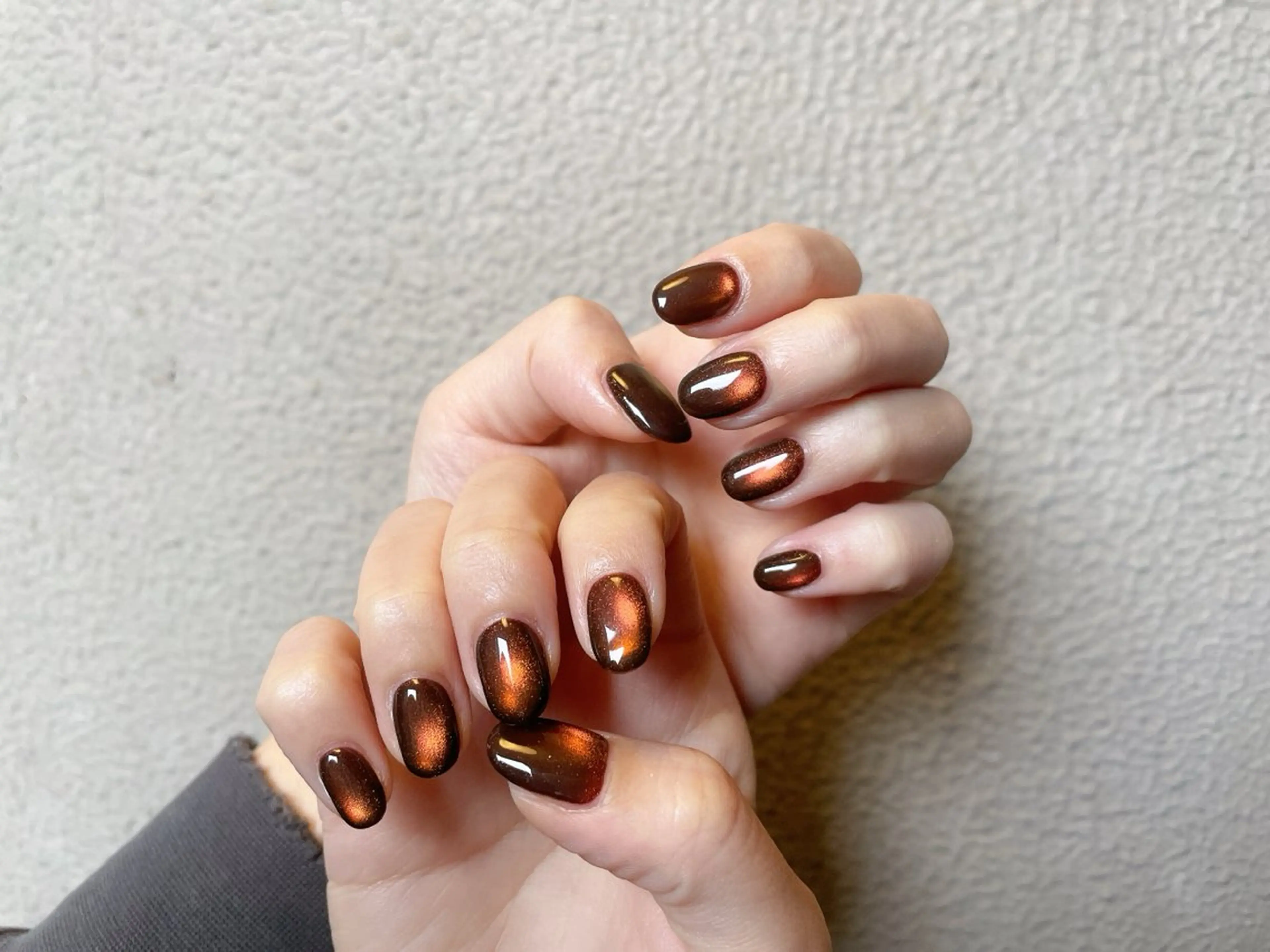 ネイル オーロラネイル フットネイル フレンチネイル ジェルネイル マグネットネイル ハンドネイル Mogu nail 二子玉川のネイルデザイン