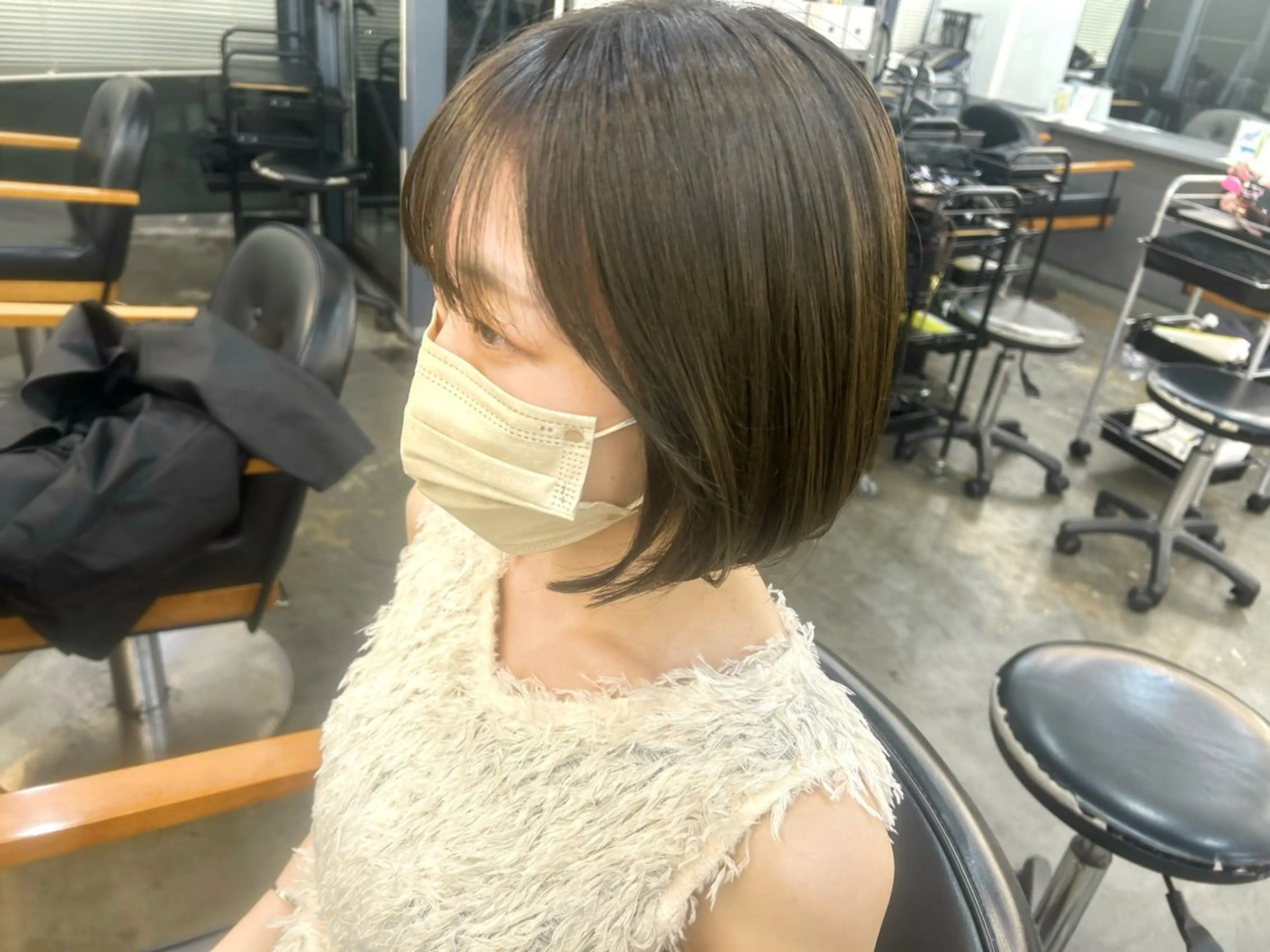 カット✂️(ボブカット)×カラーの写真