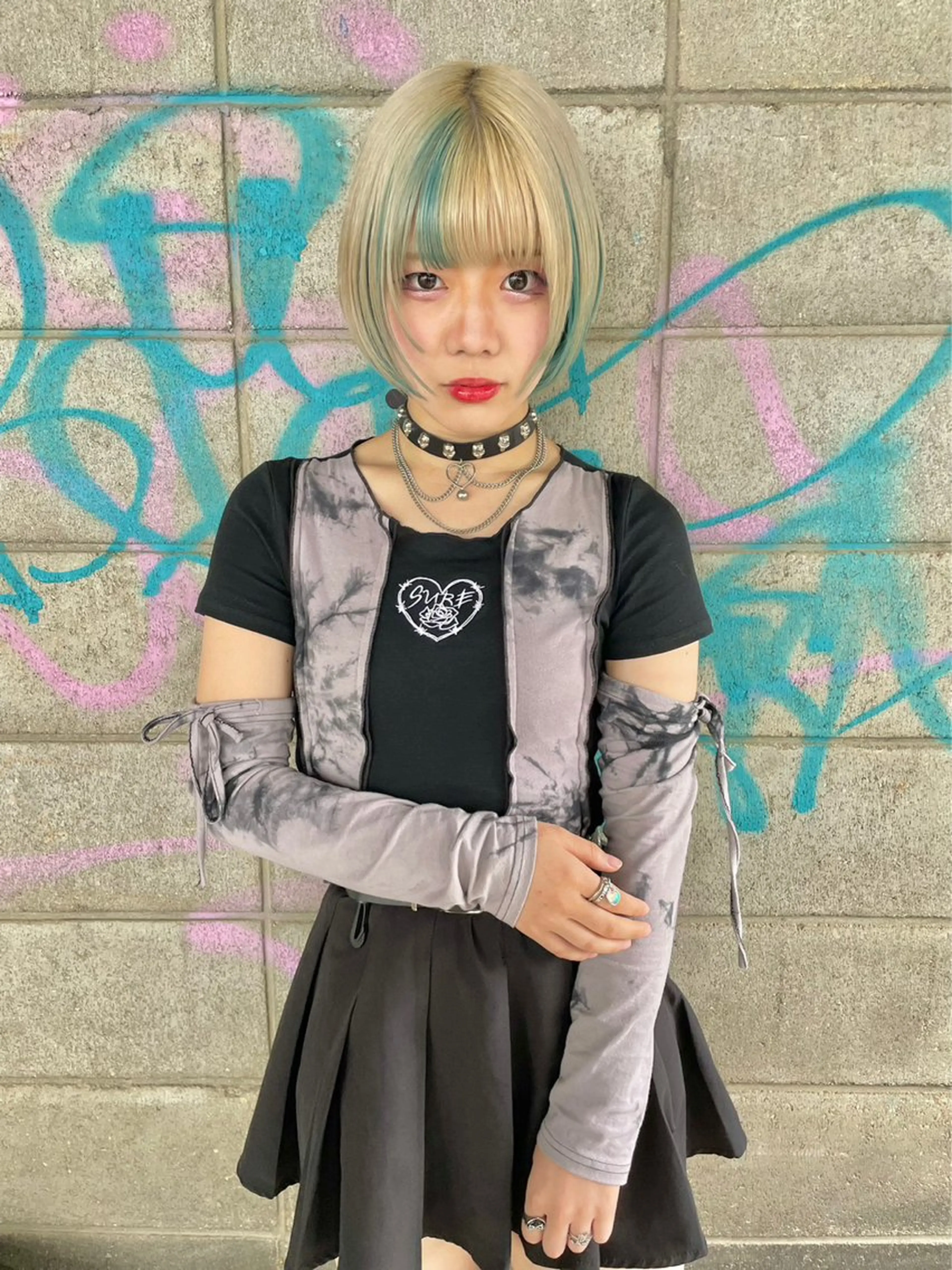 ショート カラー ミユル/ 盛れるエクステ🎀✨のヘアスタイル