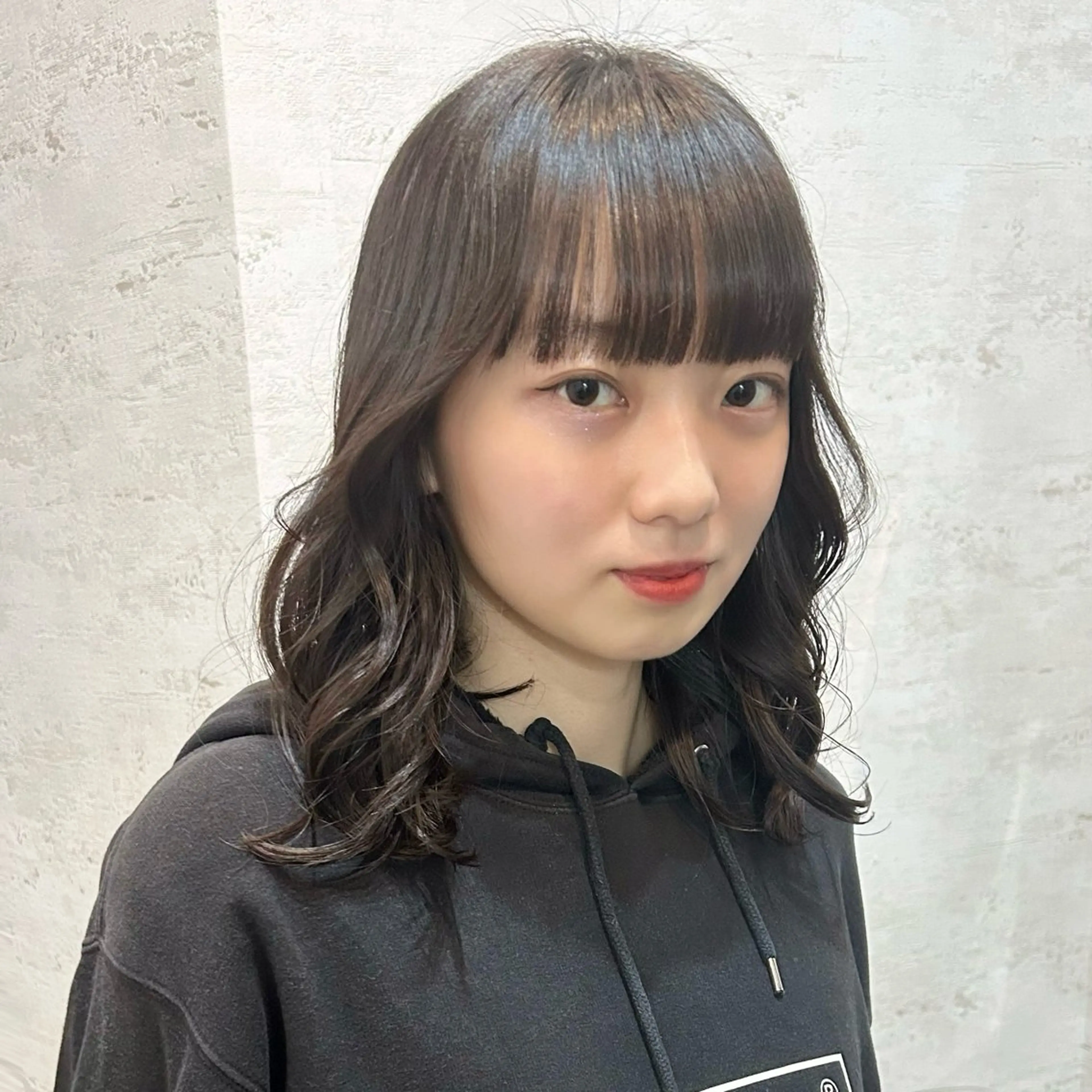 セミロング カット yuuna/ Lay.のヘアスタイル