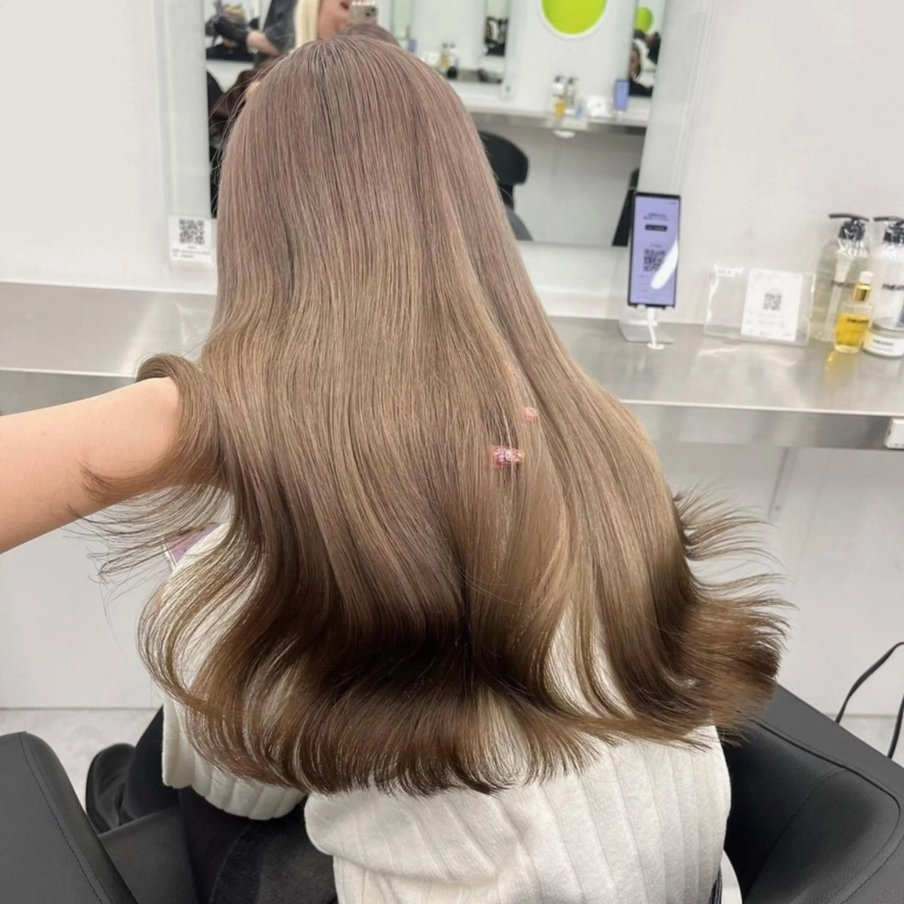 カラー ヘアカラー トリートメント ヘッドスパ ヘアセット トレンドグレージュ 🩶渋谷FRUITSのヘアスタイル
