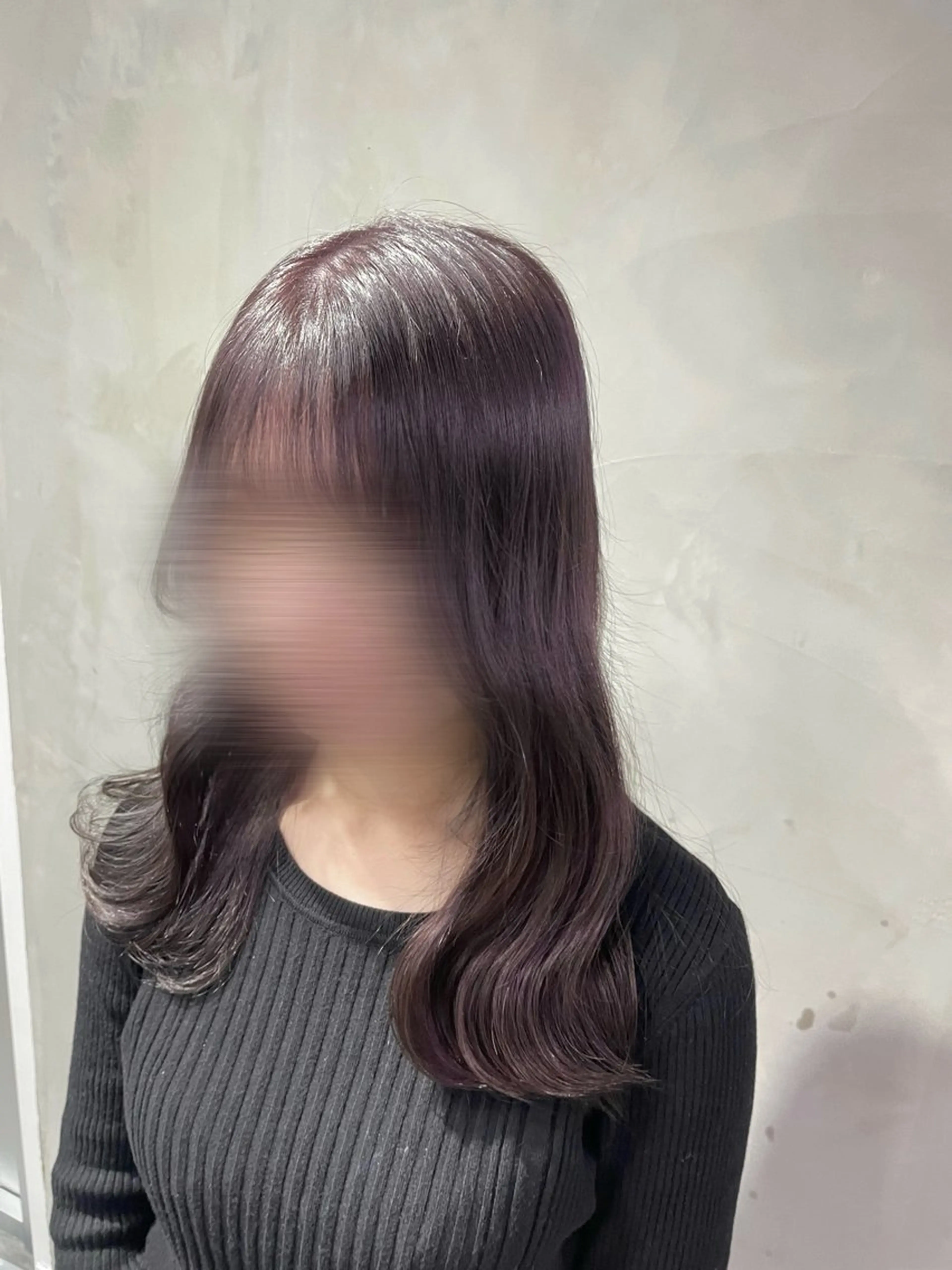 セミロング カット ヘアカラー 千葉 ゆらのヘアスタイル