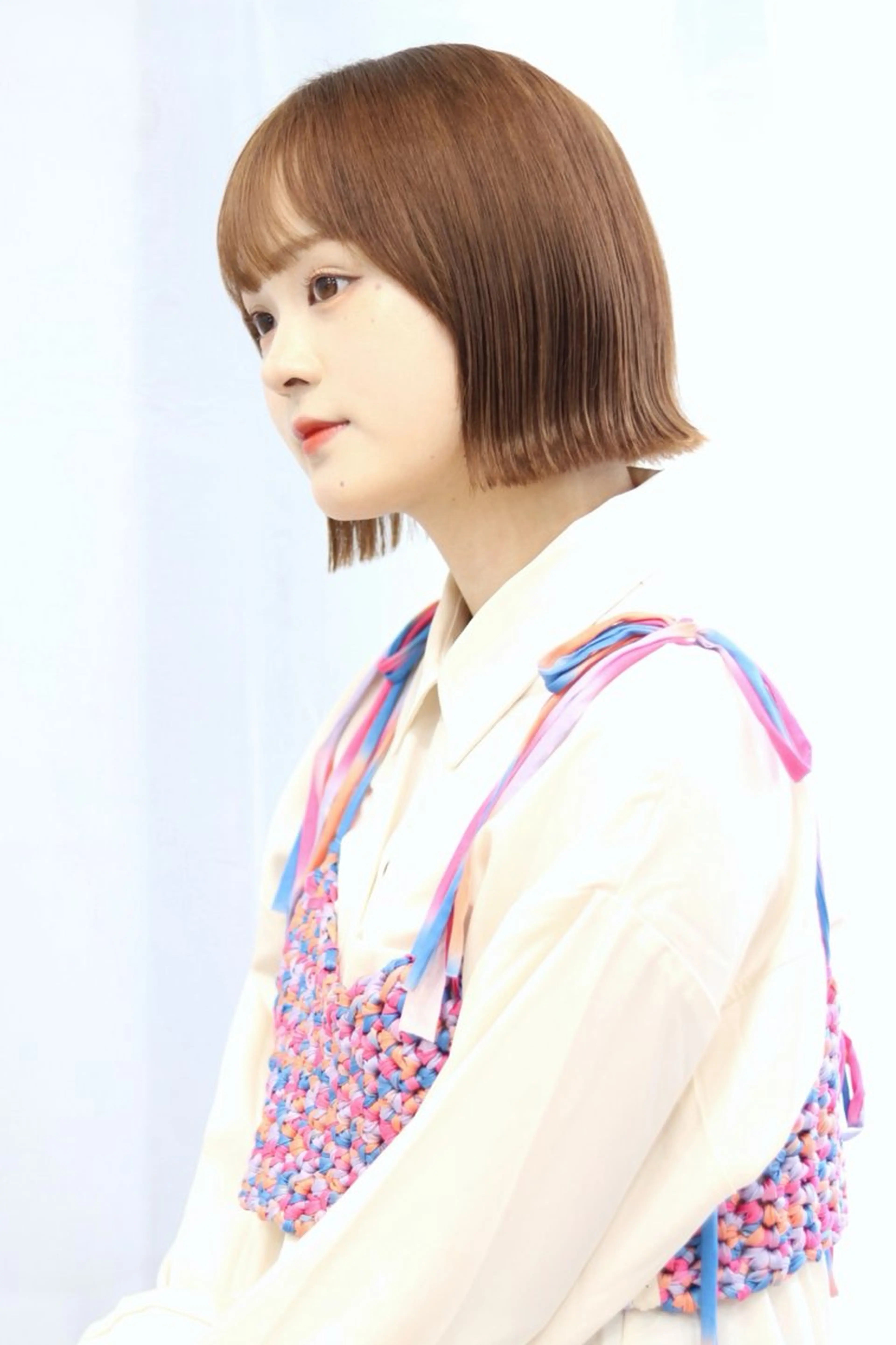 ショート ツヤ髪縮毛矯正🌈✨ 髙橋青心奏のヘアスタイル